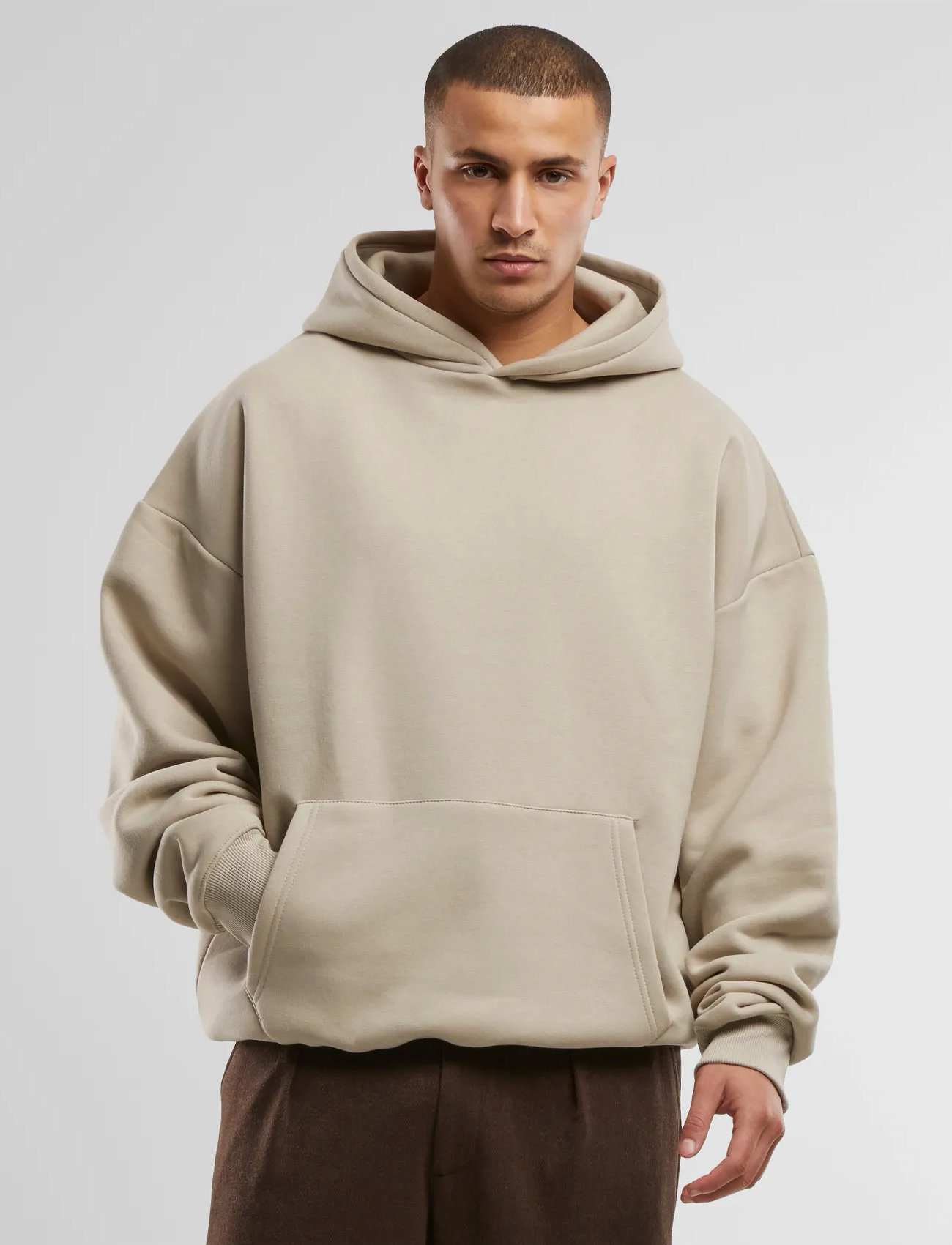 Prohibited Oversized Hoodie, M, Beige, Sweatshirts & Hættetrøjer > Hættetrøjer, Herre