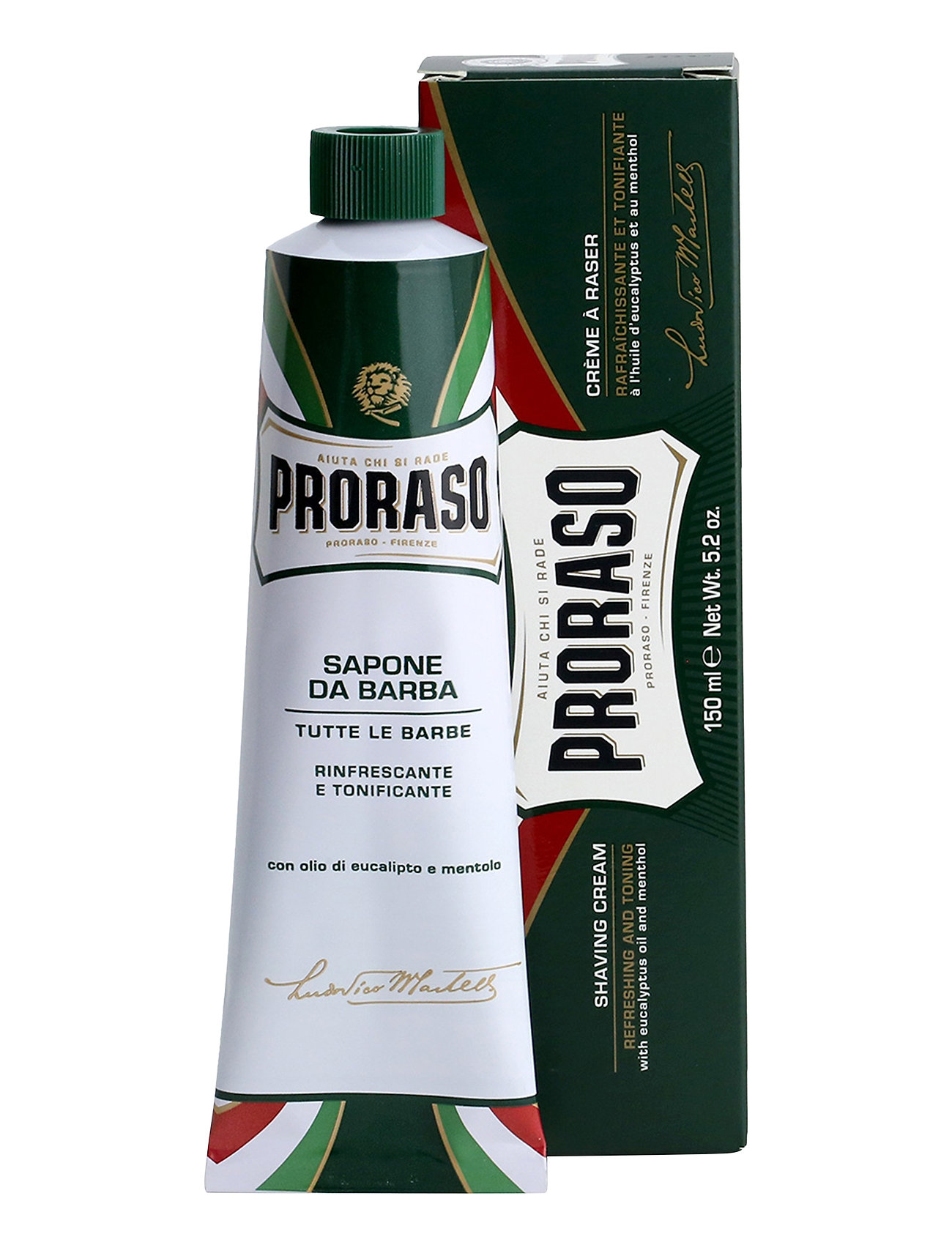 Proraso Shaving Cream Refreshing Eucalyptus Tube Beauty Men Shaving Products Shaving Gel Nude Proraso