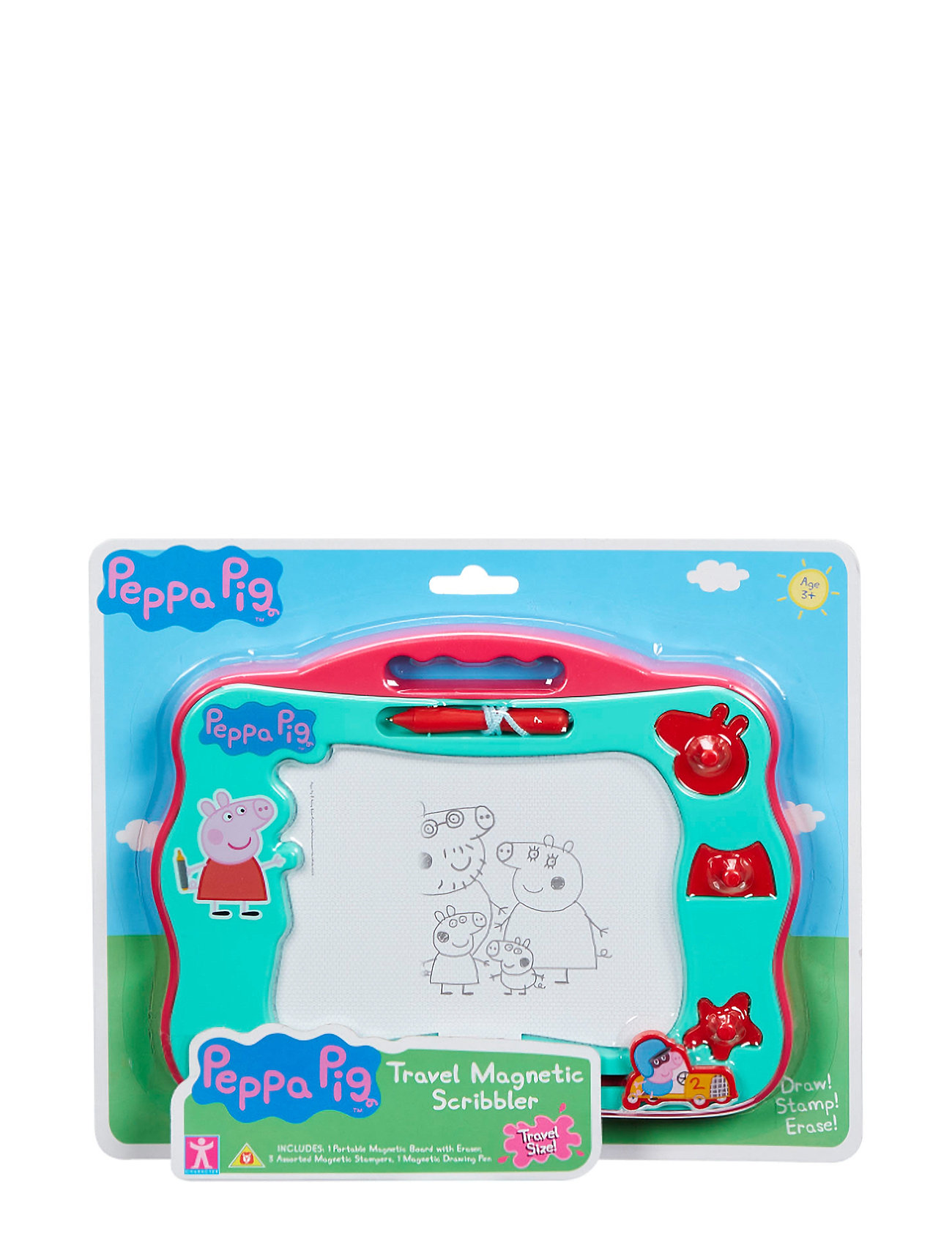 Peppa Activity Travel Magnetic Scribbler Toys Creativity Drawing & Crafts Drawing Drawing Boards Multi/patterned Gurli Gris