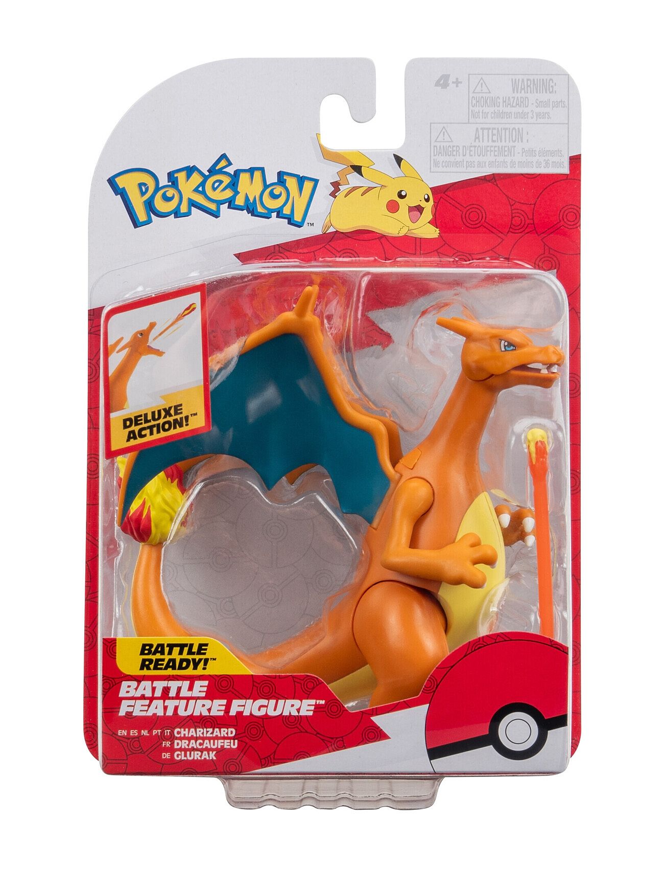 Pokemon Battle Feature Figure Charizard Toys Playsets & Action Figures Action Figures Multi/patterned Pokemon