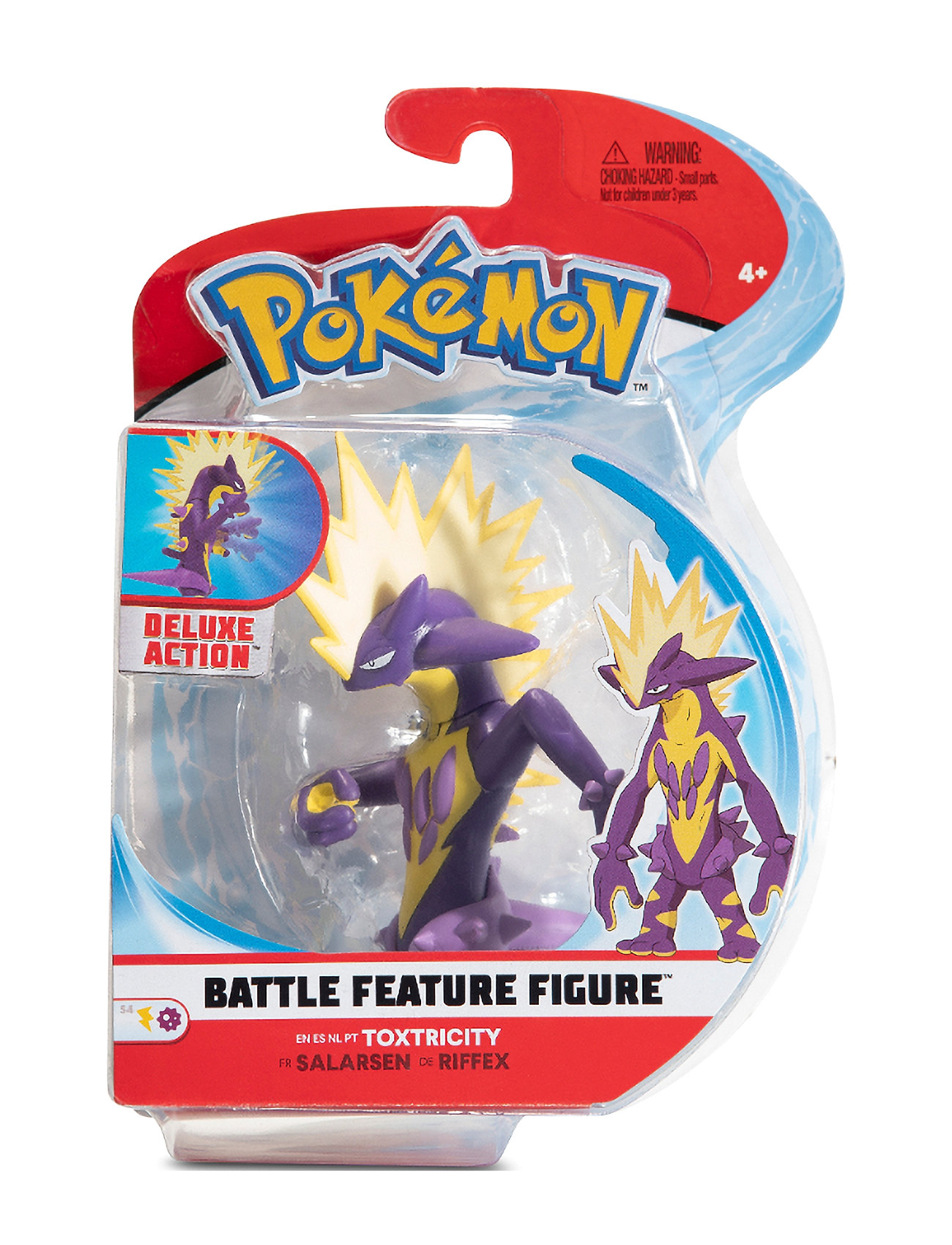 Pokemon Battle Feature Figure Toxtricity Toys Playsets & Action Figures Action Figures Multi/patterned Pokemon