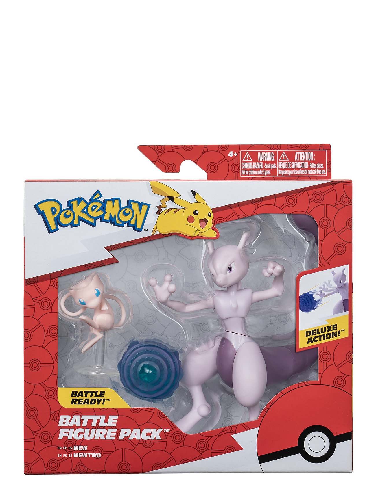 Pokemon Figure Set 2 Pk Mewtwo And Mew Patterned Proxy