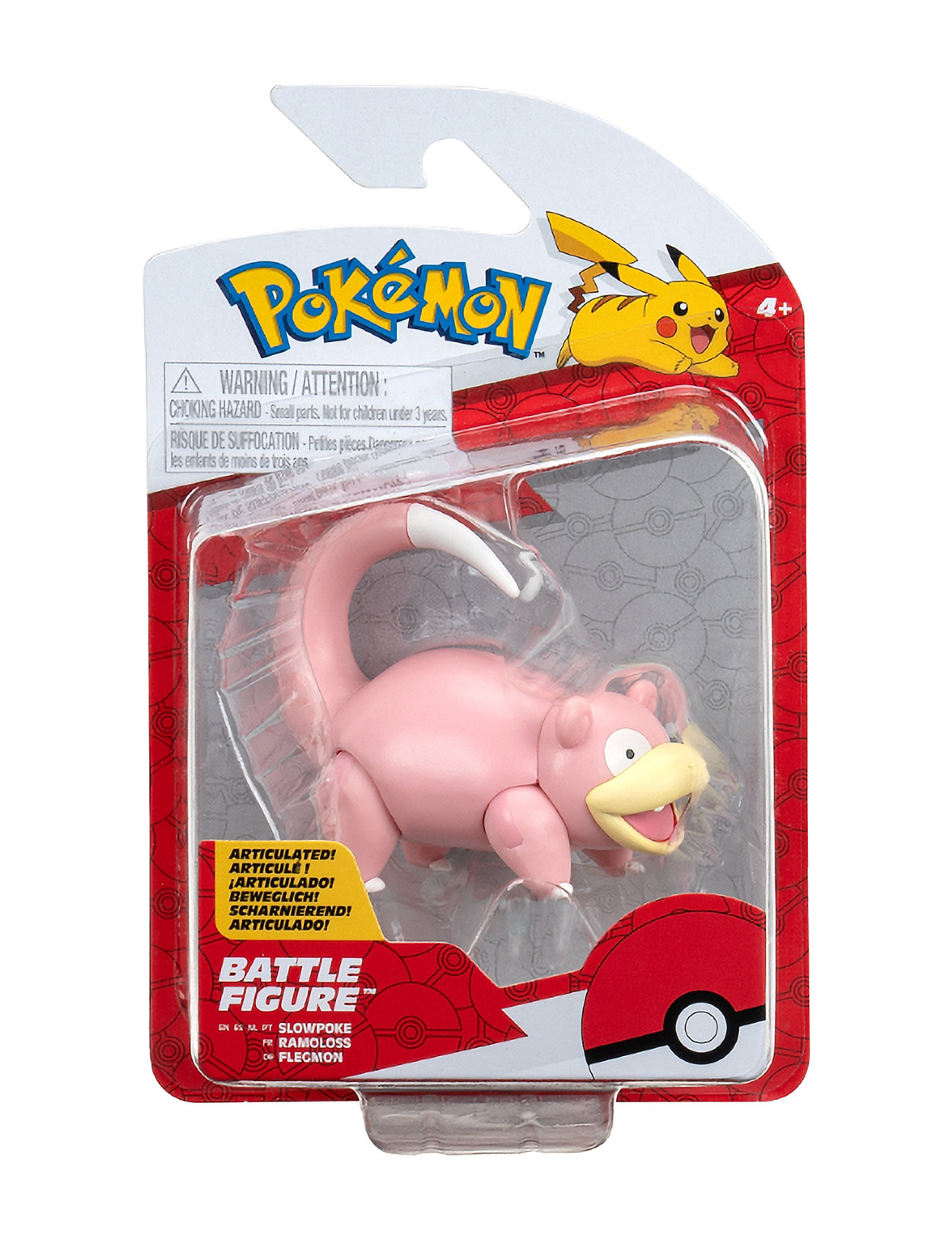 Pokemon Battle Figure Slowpoke Toys Playsets & Action Figures Action Figures Cream Pokemon