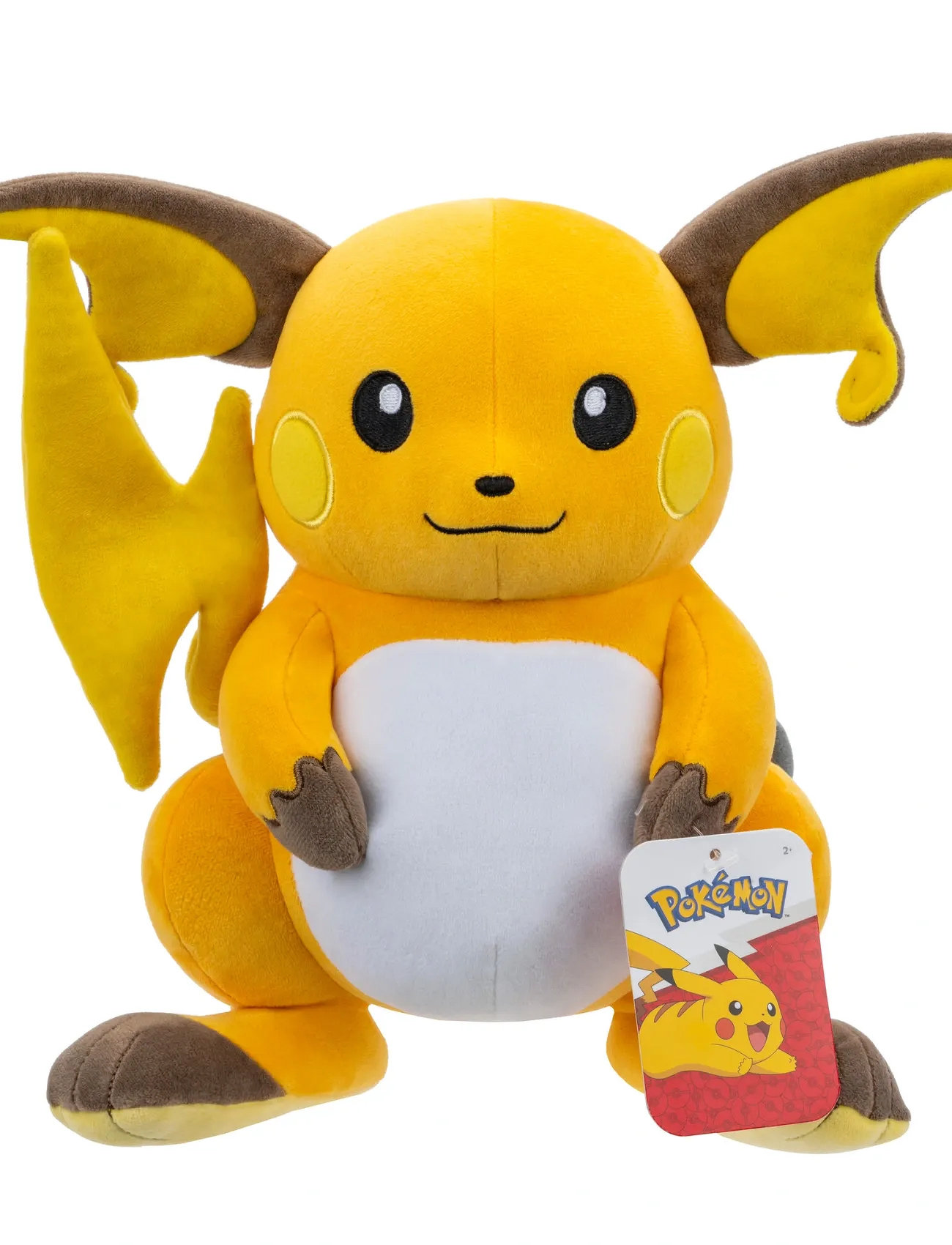 Pokemon Pokemon Plush 30 cm Raichu, One Size, Multi/patterned, Soft Legetøj > Stuffed Animals, Børn