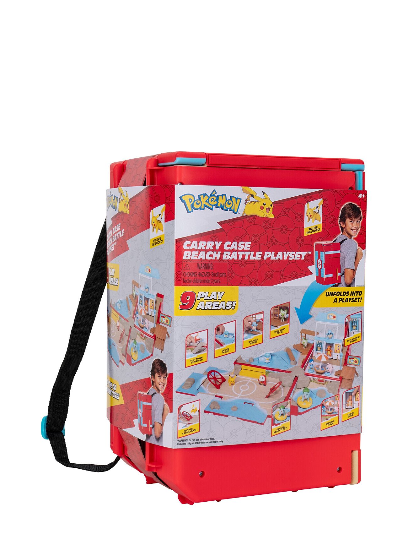 Pokemon Carry Case Beach Playset Toys Playsets & Action Figures Play Sets Multi/patterned Pokemon