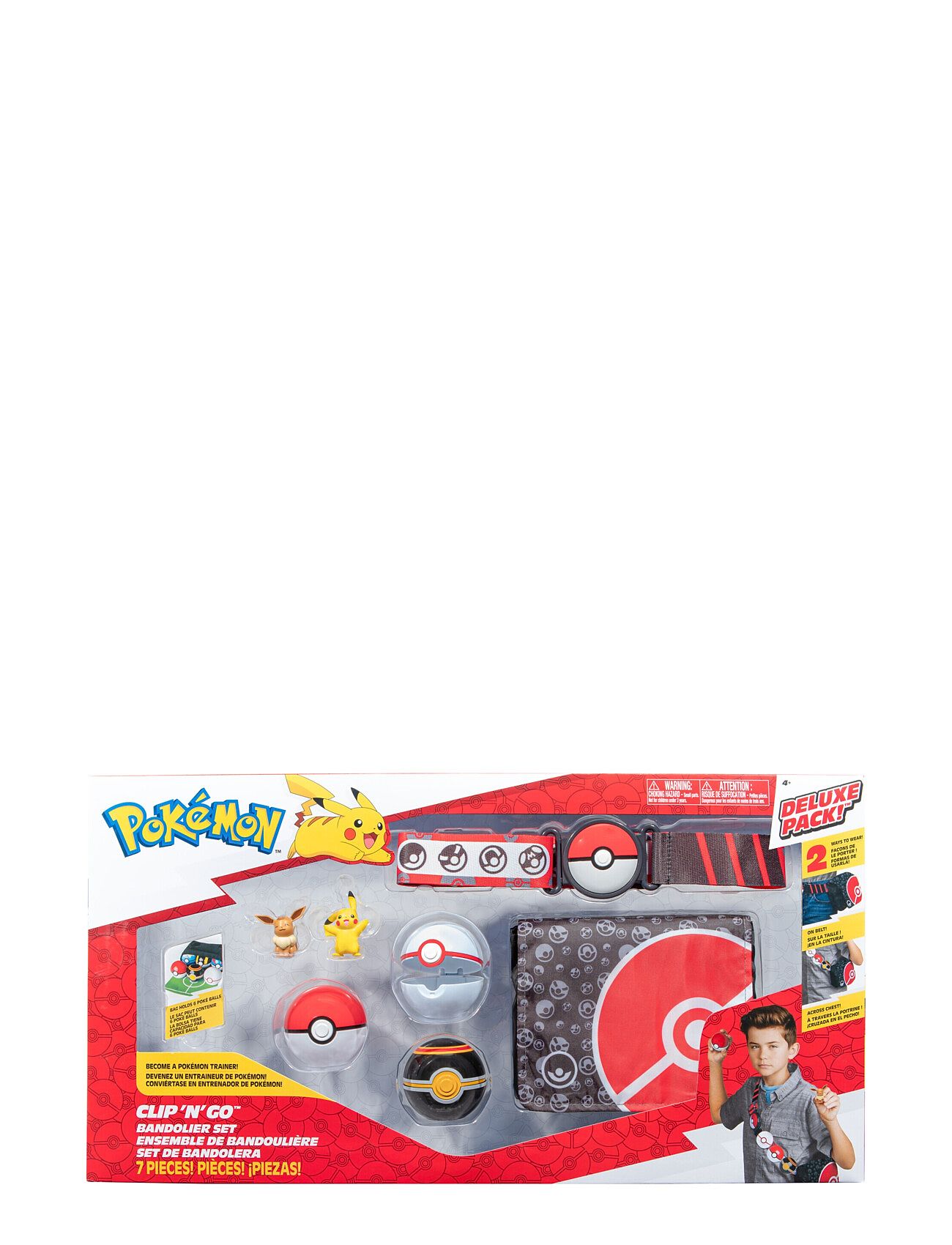 Pokemon Clip No Go Bandolier Bonus Set Toys Playsets & Action Figures Play Sets Multi/patterned Pokemon