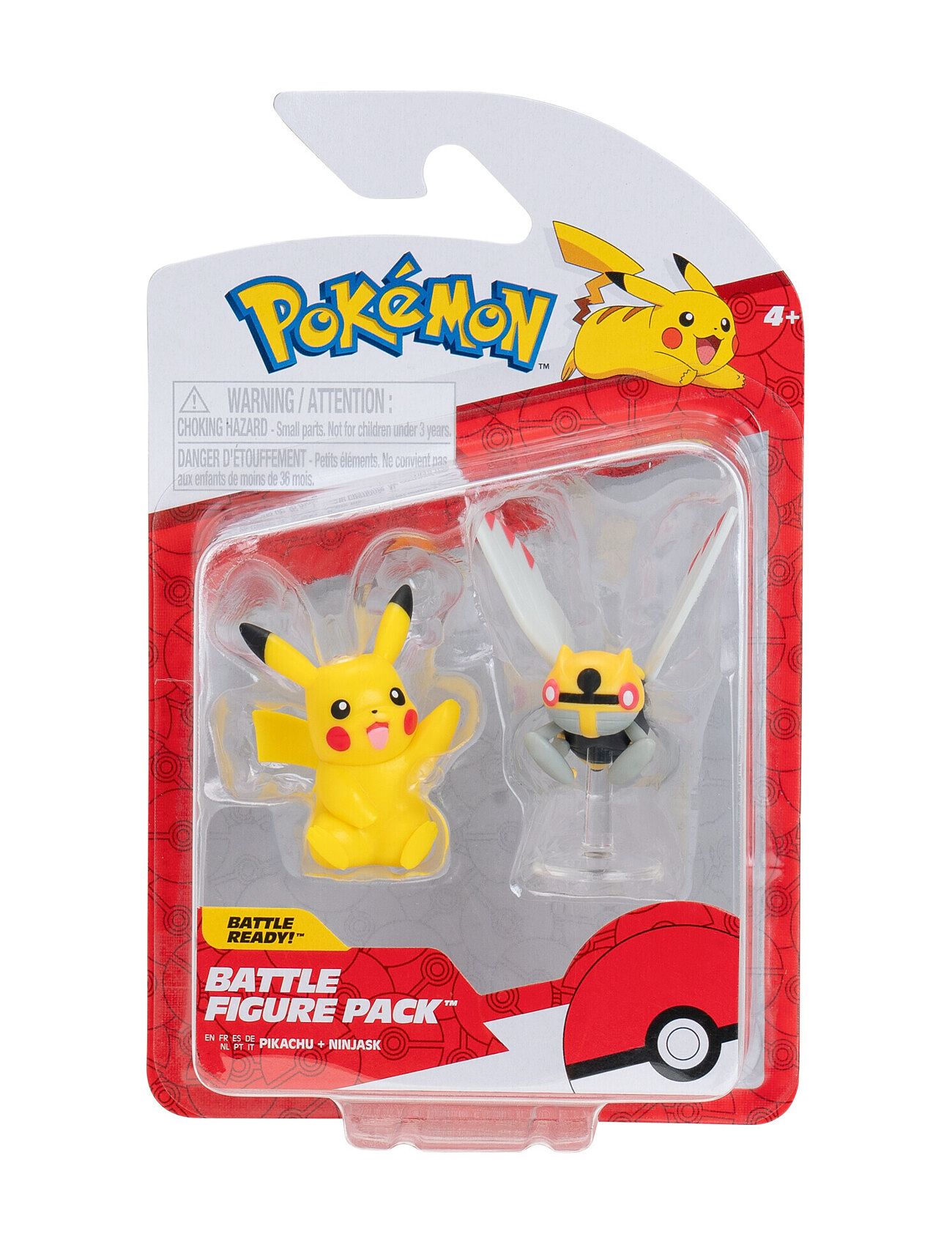 Pokemon Battle Figure Ninjask And Pikachu Toys Playsets & Action Figures Play Sets Multi/patterned Pokemon