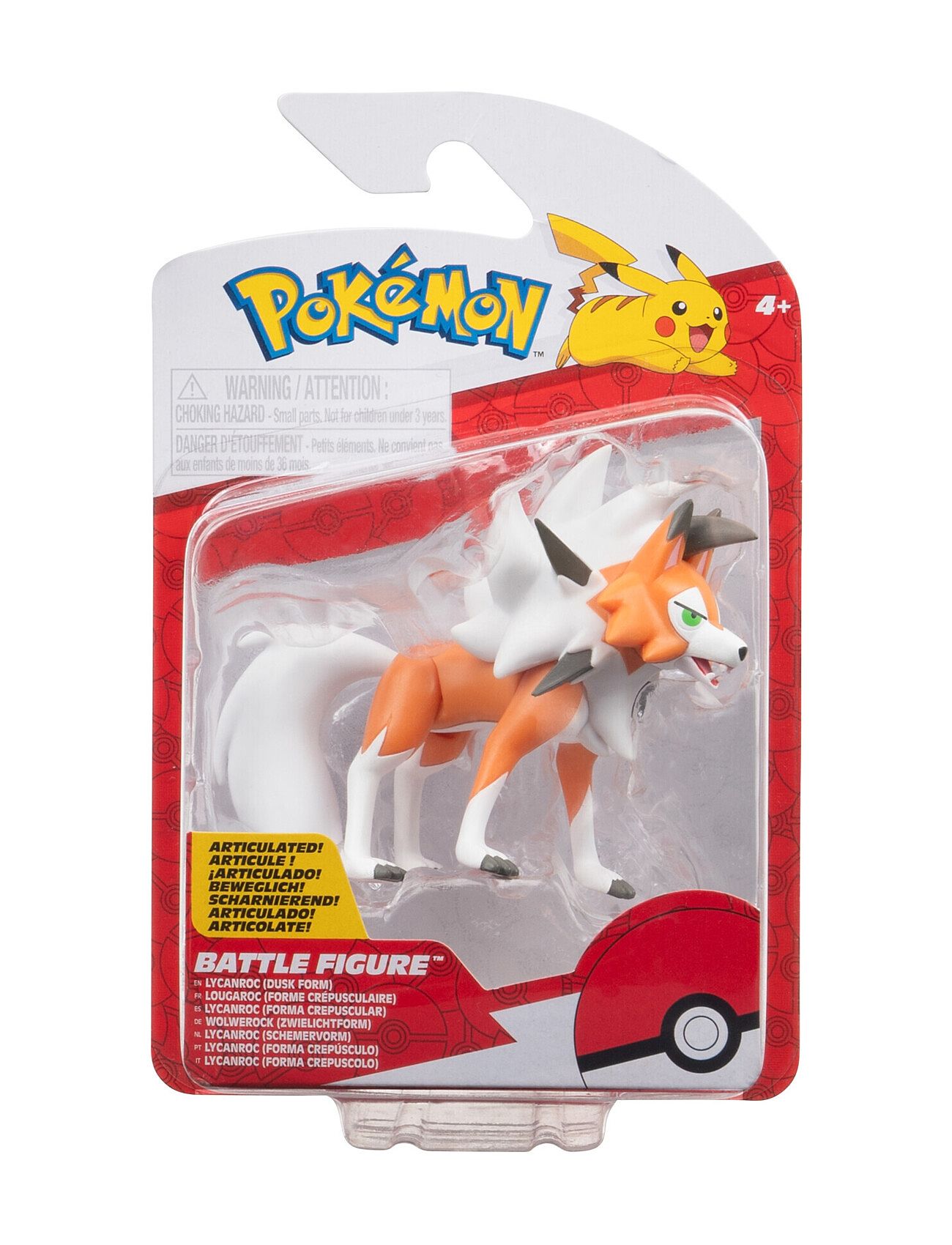 Pokemon Battle Figure Lycanroc Toys Playsets & Action Figures Action Figures Multi/patterned Pokemon