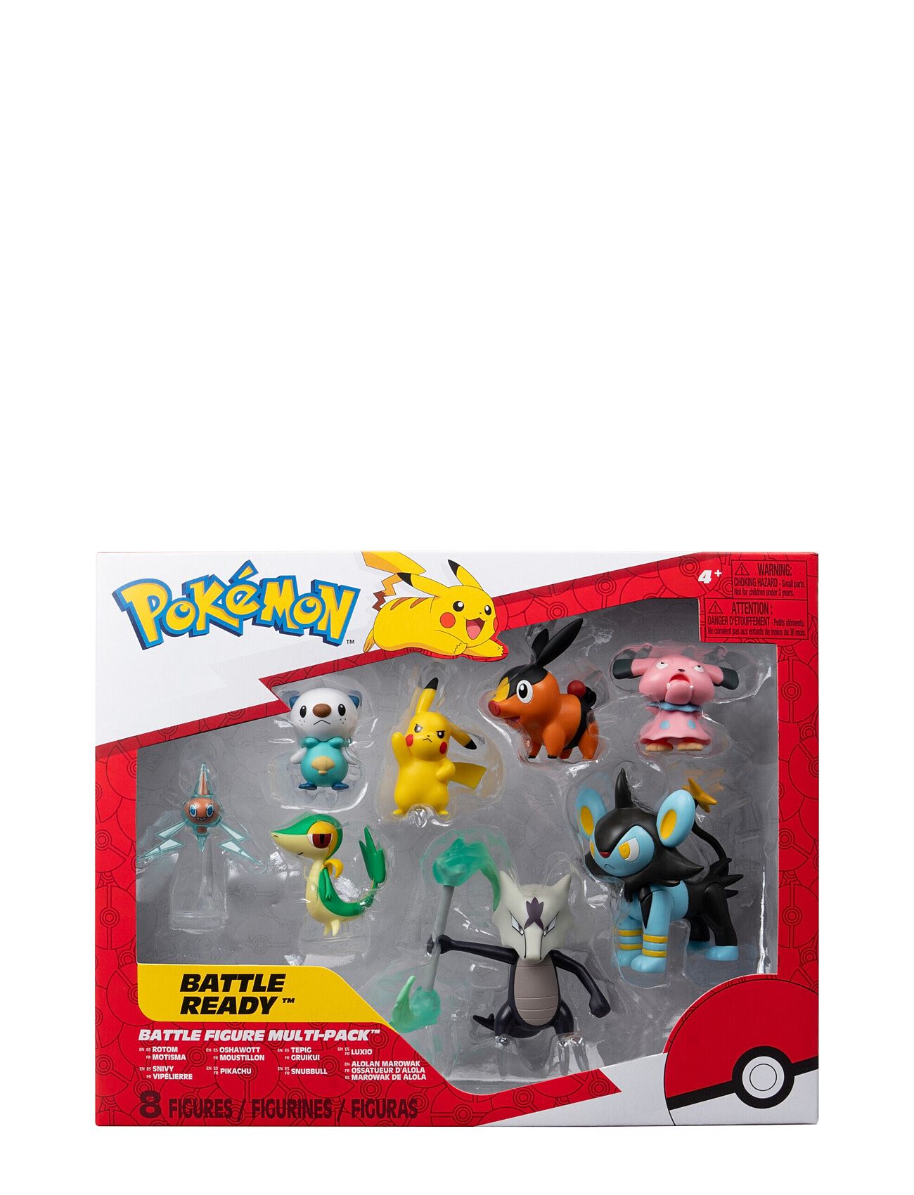 Pokemon Battle Figure 8 Pk Toys Playsets & Action Figures Play Sets Multi/patterned Pokemon