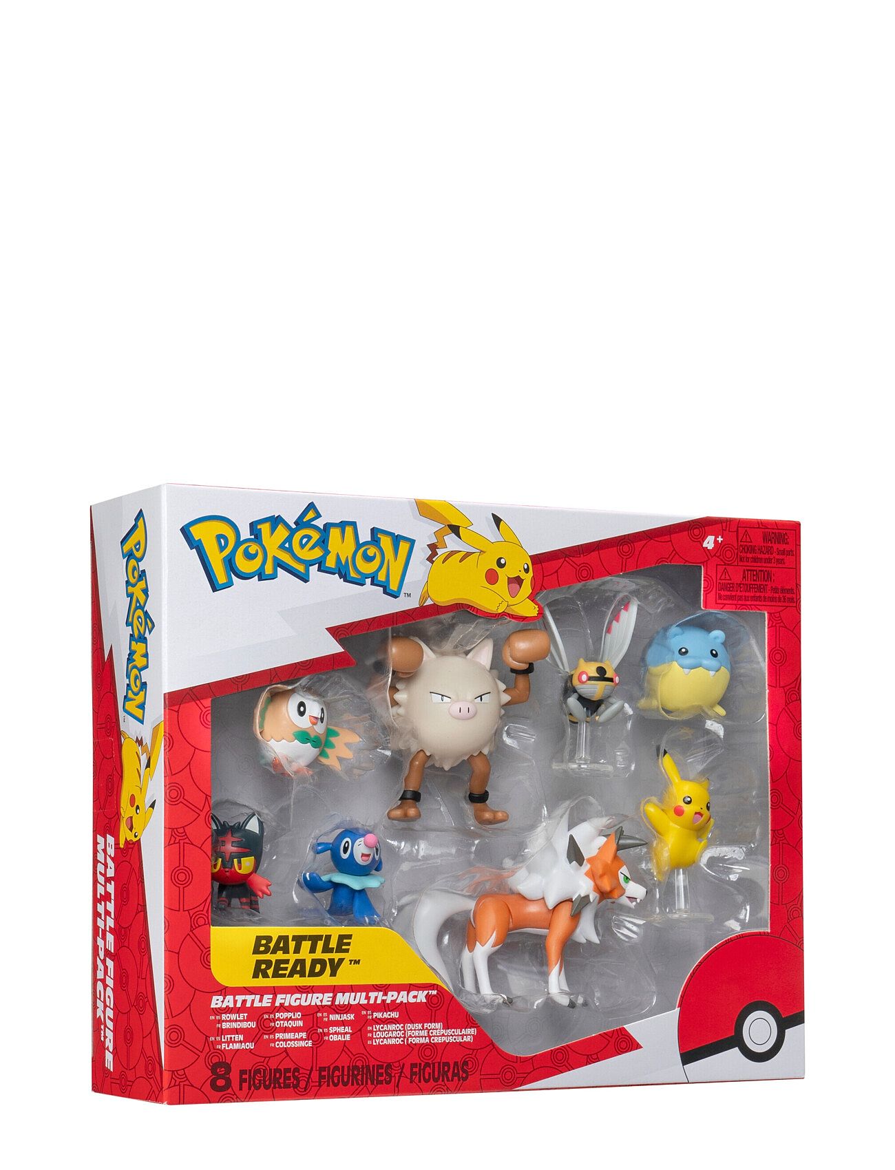 Pokemon Battle Figure 8 Pk Toys Playsets & Action Figures Action Figures Multi/patterned Pokemon