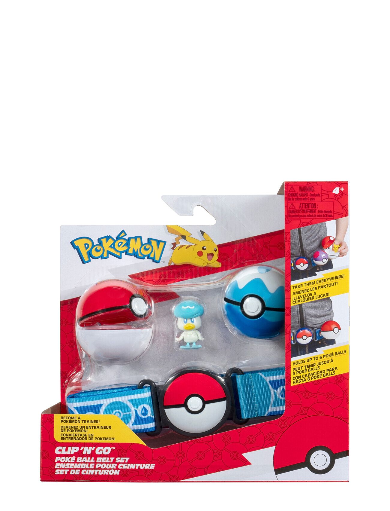 Pokemon Pokemon Clip N Go Belt Set Quaxly Multi/patterned