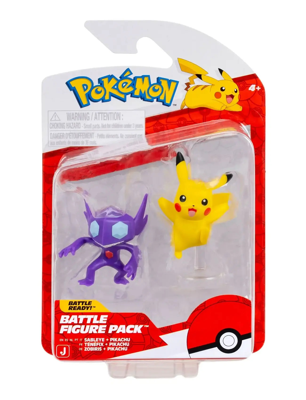 Pokemon Pokemon Battle Figure Sableye/Pikachu, One Size, Purple, Legesæt Og Actionfigurer > Actionfigurer, Børn