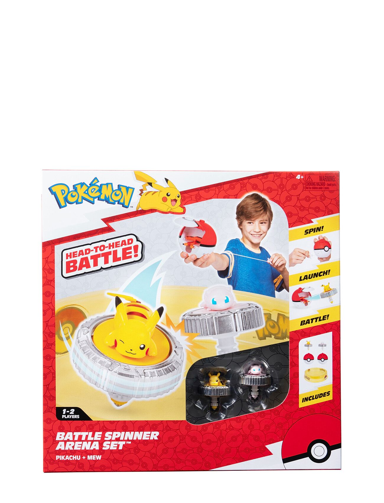 Pokemon Battle Spinner 2Pk Toys Playsets & Action Figures Play Sets Multi/patterned Pokemon