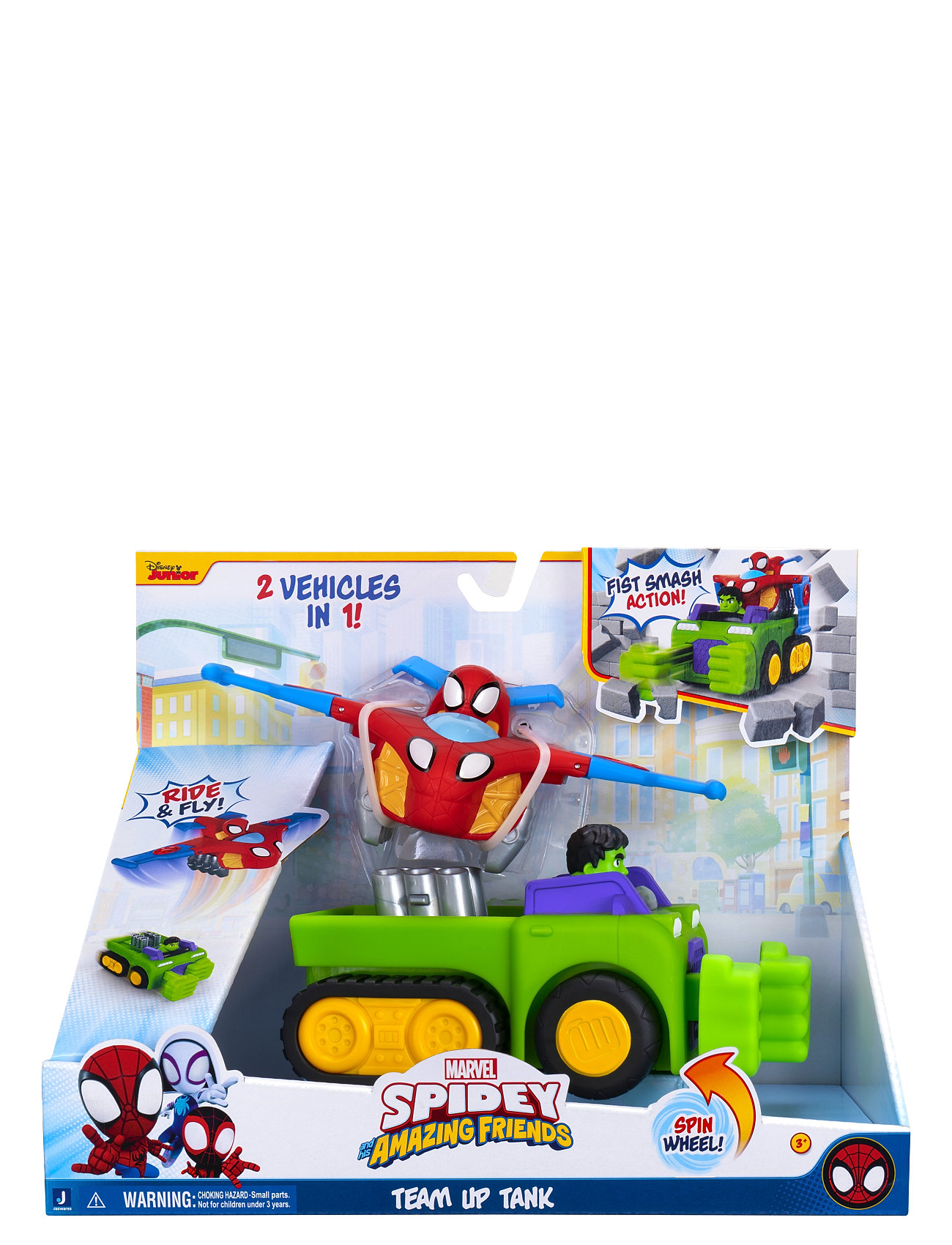 Spidey Team-Up Tank Toys Toy Cars & Vehicles Toy Vehicles Multi/patterned Proxy