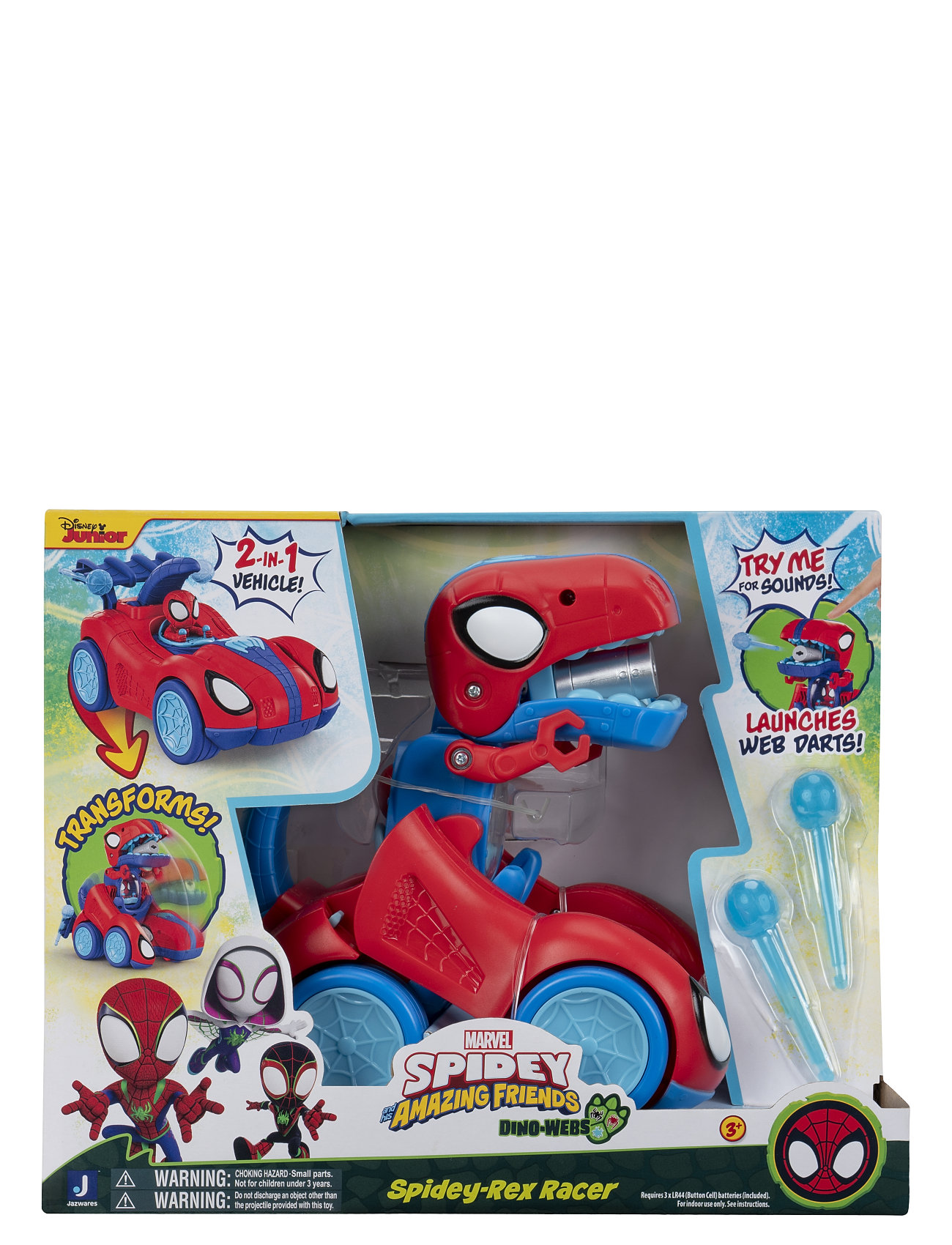 Spidey Rex Racer Toys Toy Cars & Vehicles Toy Cars Multi/patterned Proxy