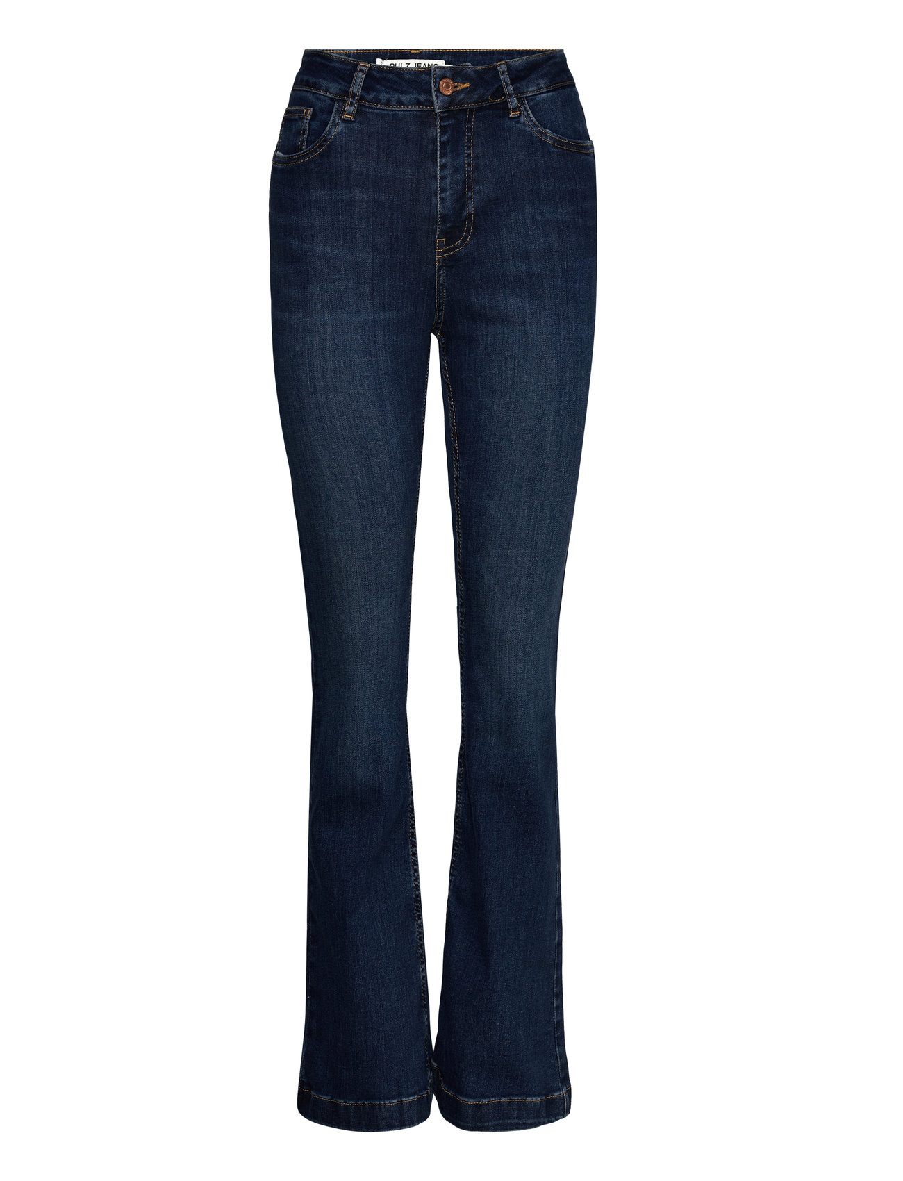 Pulz Jeans Pzbecca Uhw Bootcut Leg Full Length Blå