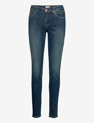 PZANNA Jeans - slim fit jeans - dark blue denim
