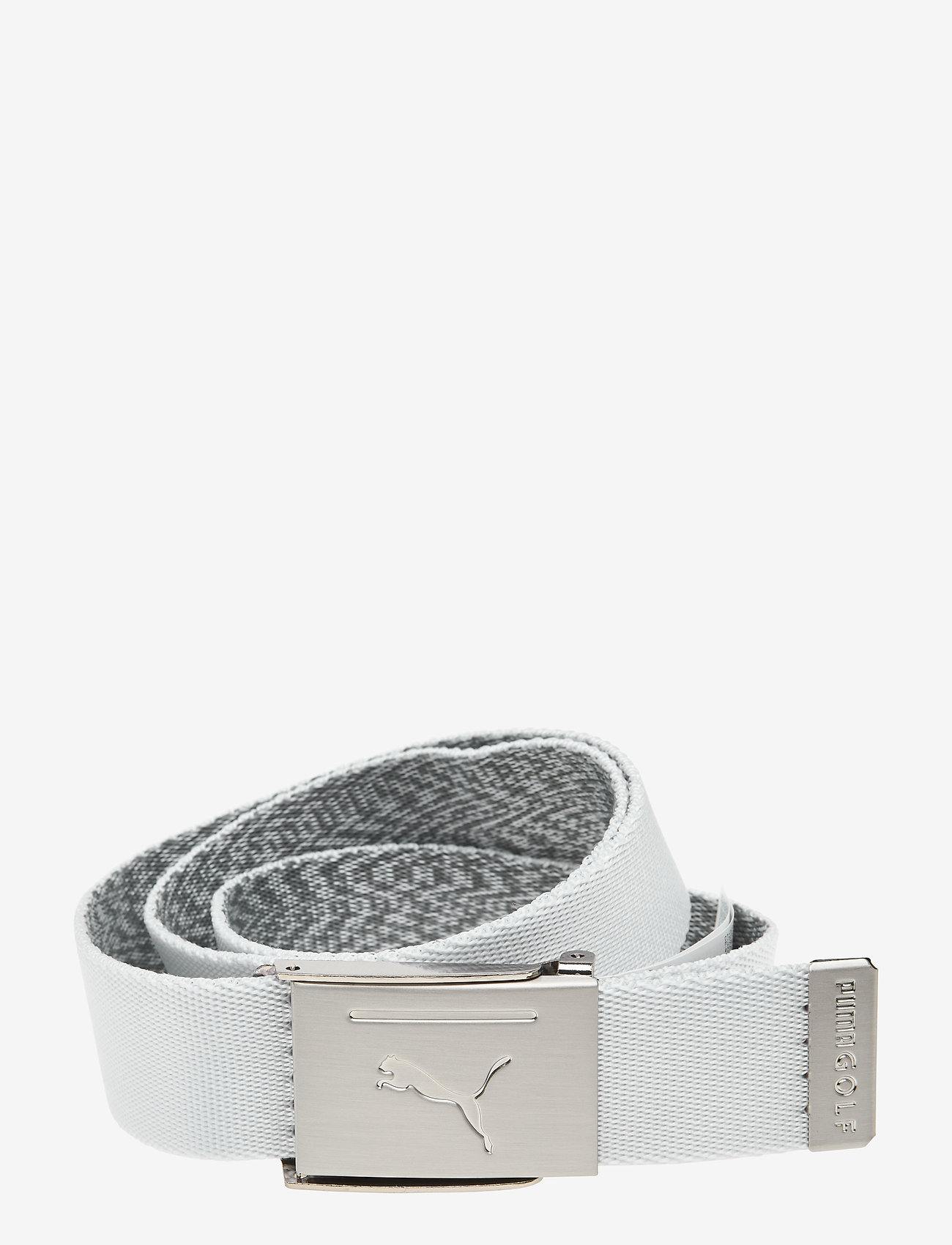 white puma golf belt