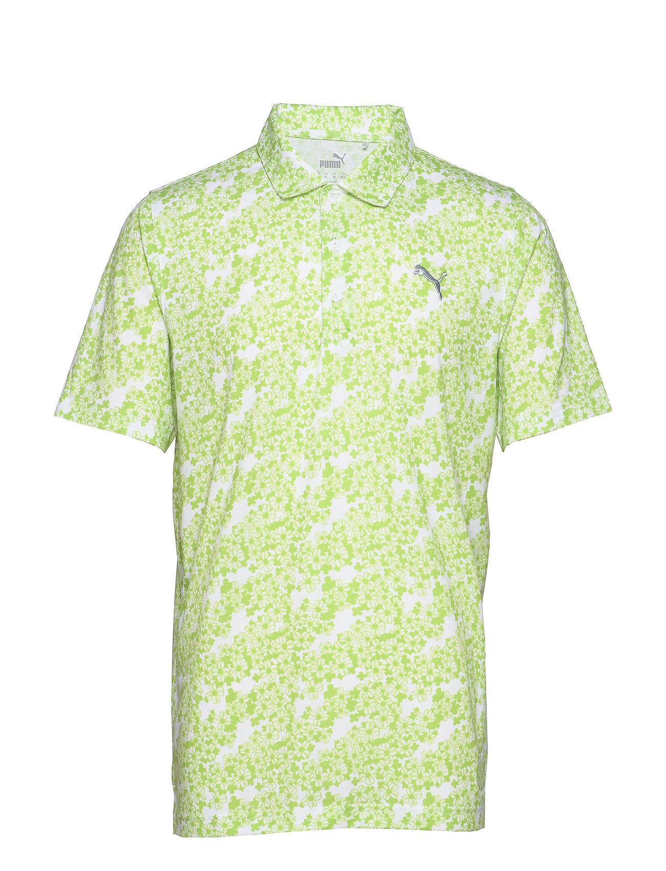 yellow puma golf shirt