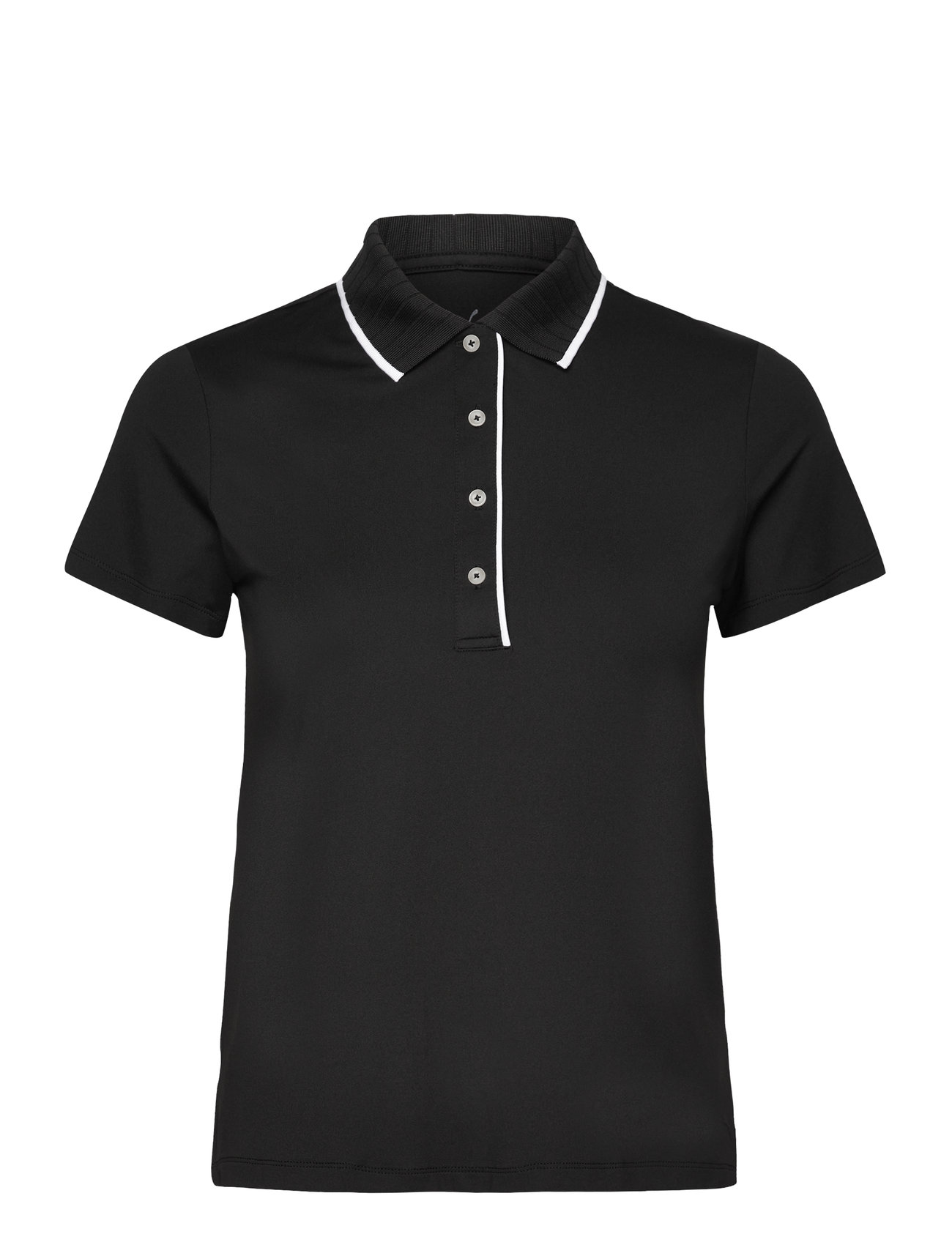 PUMA GOLF W Cloudspun Bridges Ss Polo Schwarz - L - Damen