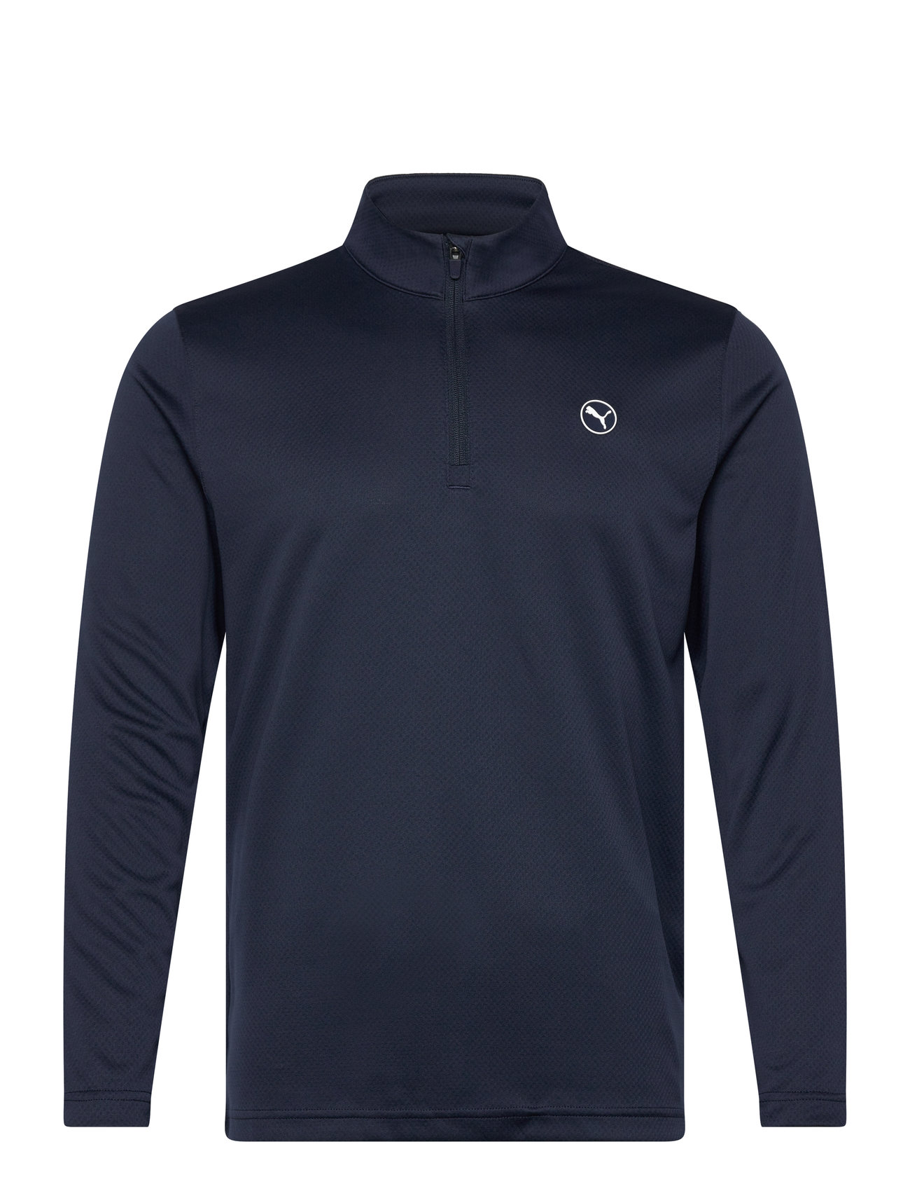 PUMA Golf Pure 2.0 Texture 1/4 Zip Marinblå