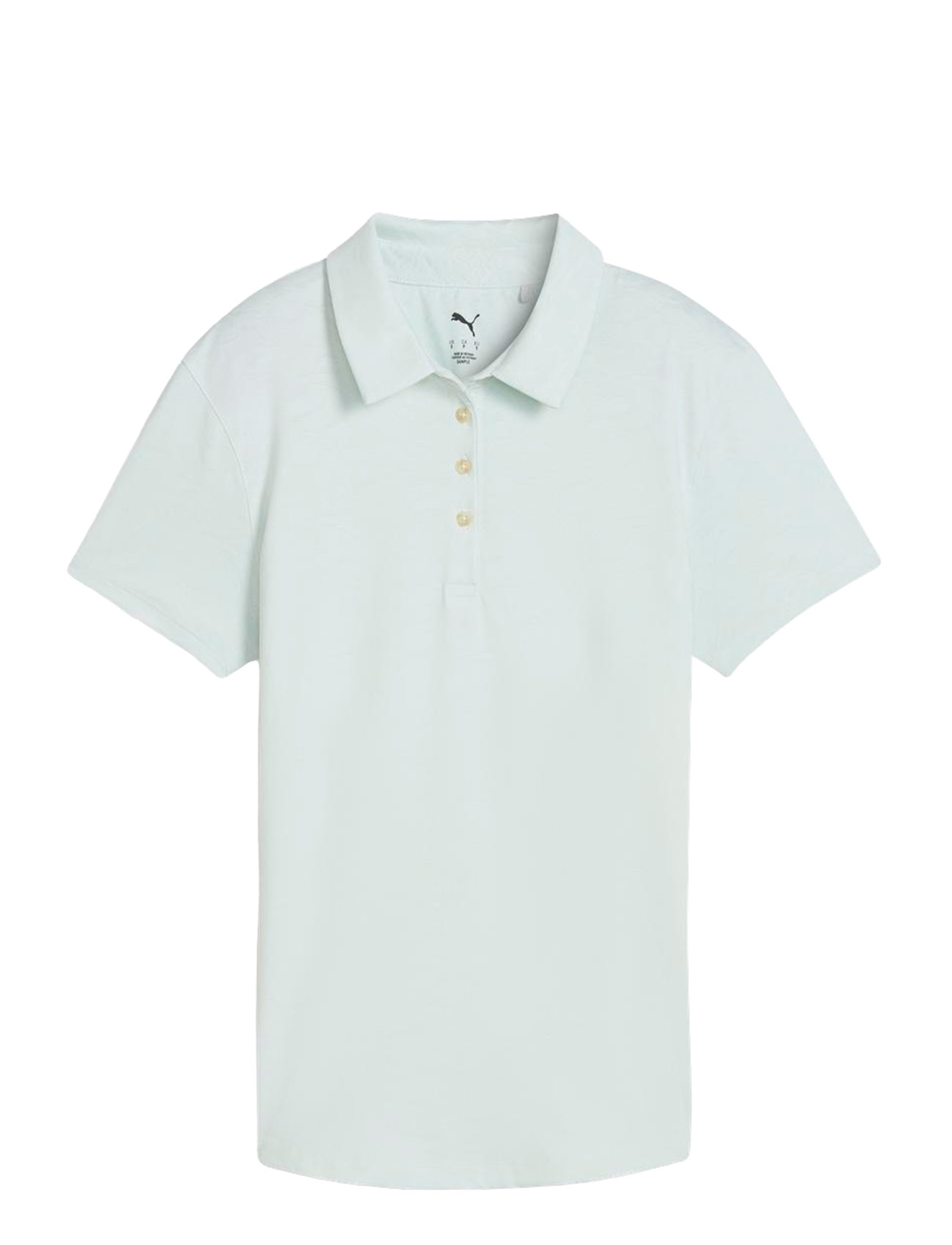 PUMA GOLF W Mattr Lianas Jacquard Ss Polo Blau - M - Damen