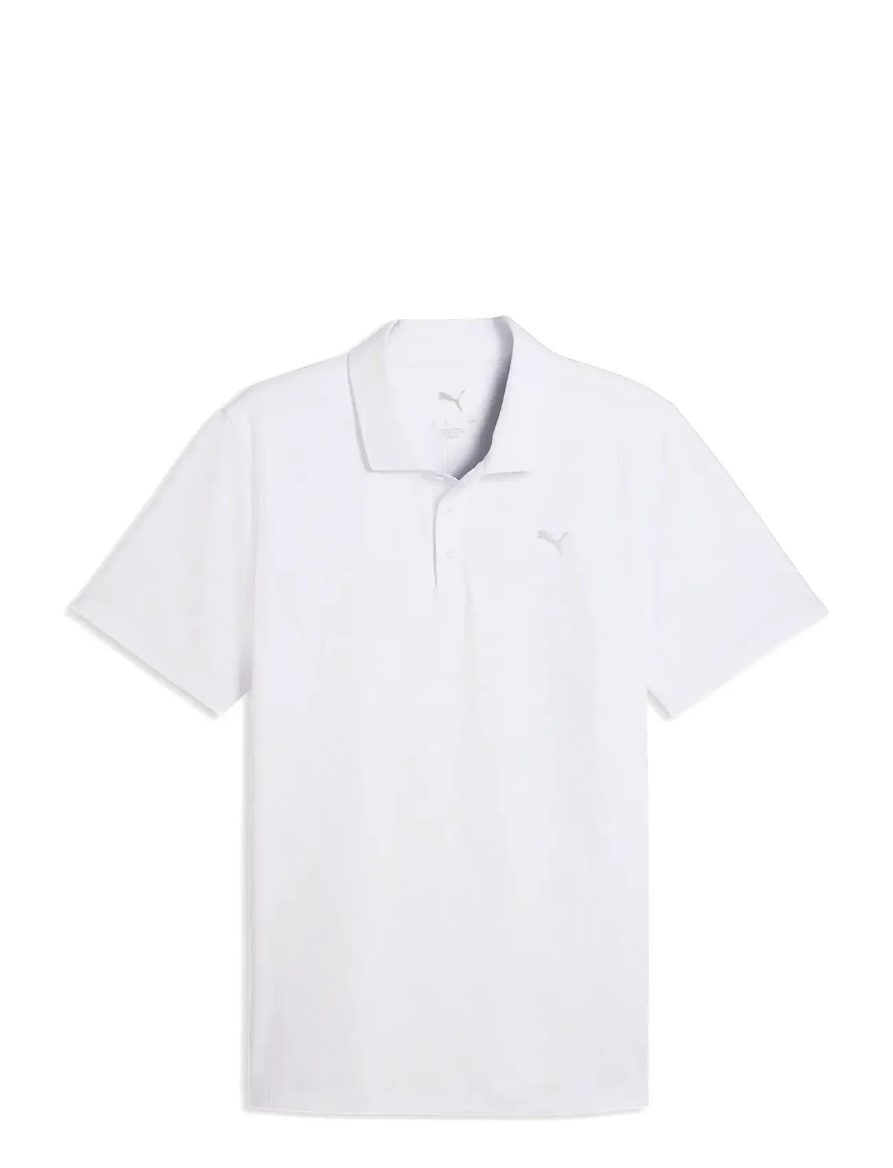 PUMA Golf Mattr Deco Jacquard Polo - Lc, XXL, White, Sport Polos > Sport Short-sleeved Polos, Herre