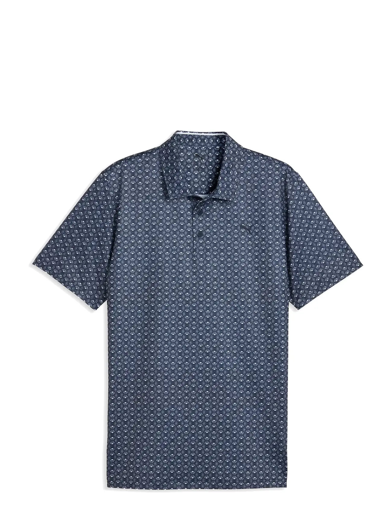 PUMA Golf Mattr Scallop Polo - Lc, 3XL, Navy, Sport Polos > Sport Short-sleeved Polos, Herre