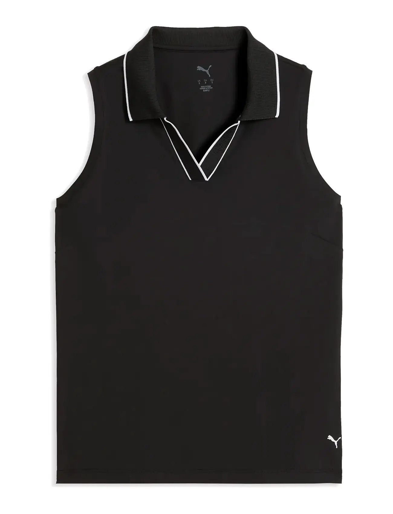PUMA GOLF W Cloudspun Ess Sl Polo Schwarz - XS - Damen