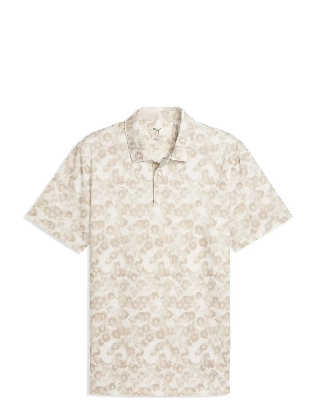PUMA Golf Pure 2.0 Floral Polo, 3XL, Beige, Sport Polos > Sport Short-sleeved Polos, Herre