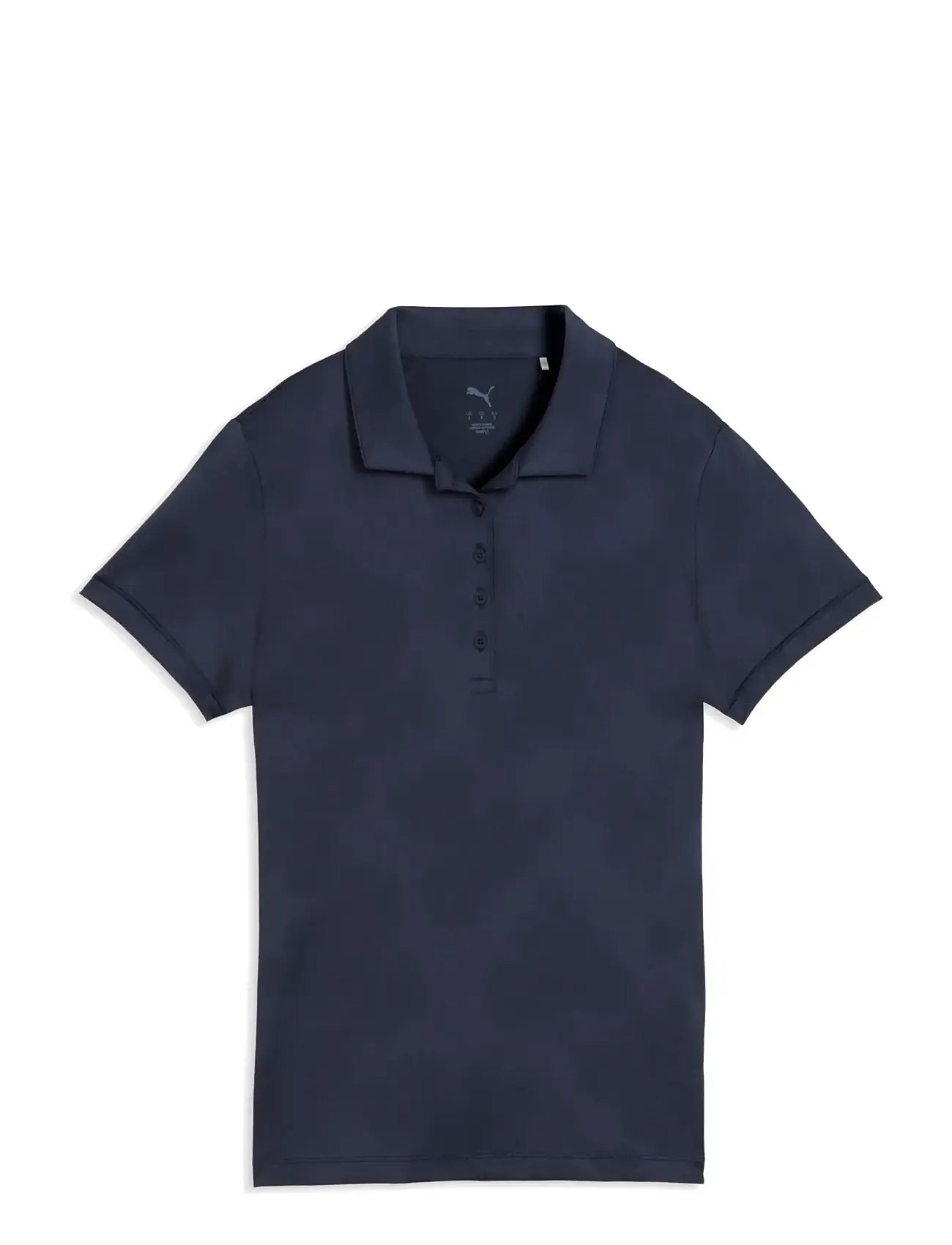PUMA Golf W Floral Lace Jacquard Ss Polo, S, Navy, Sports Overdele & T-shirts > Sport Polos, Dame