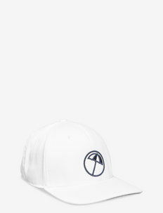 Arnold Palmer Circle Umbrella Snapback Cap - kepurės su snapeliu - bright white-navy blazer