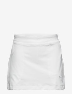 Girls Solid Knit Skirt - housuhameet - bright white