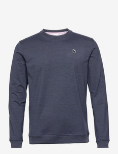 Arnold Palmer Cloudspun Crewneck - sweatshirts - navy blazer heather