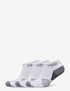 Puma Essential 1/4 Cut 3 Pair Pack - yoga socks - bright white