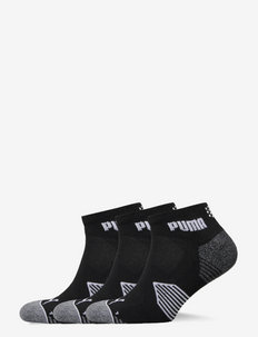Puma Essential 1/4 Cut 3 Pair Pack - ankle socks - puma black