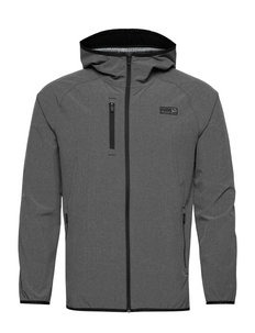 puma black hooded jacket