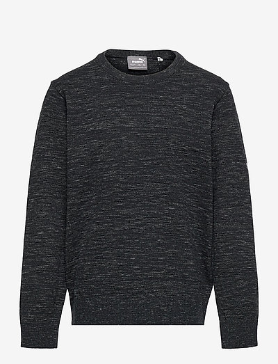 Boys Crewneck Sweater - tröjor - puma black heather