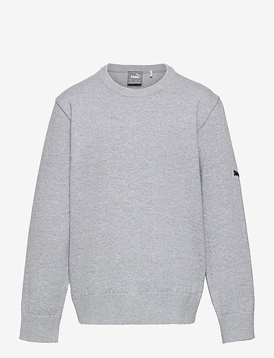 Boys Crewneck Sweater - stickade tröjor - quarry heather