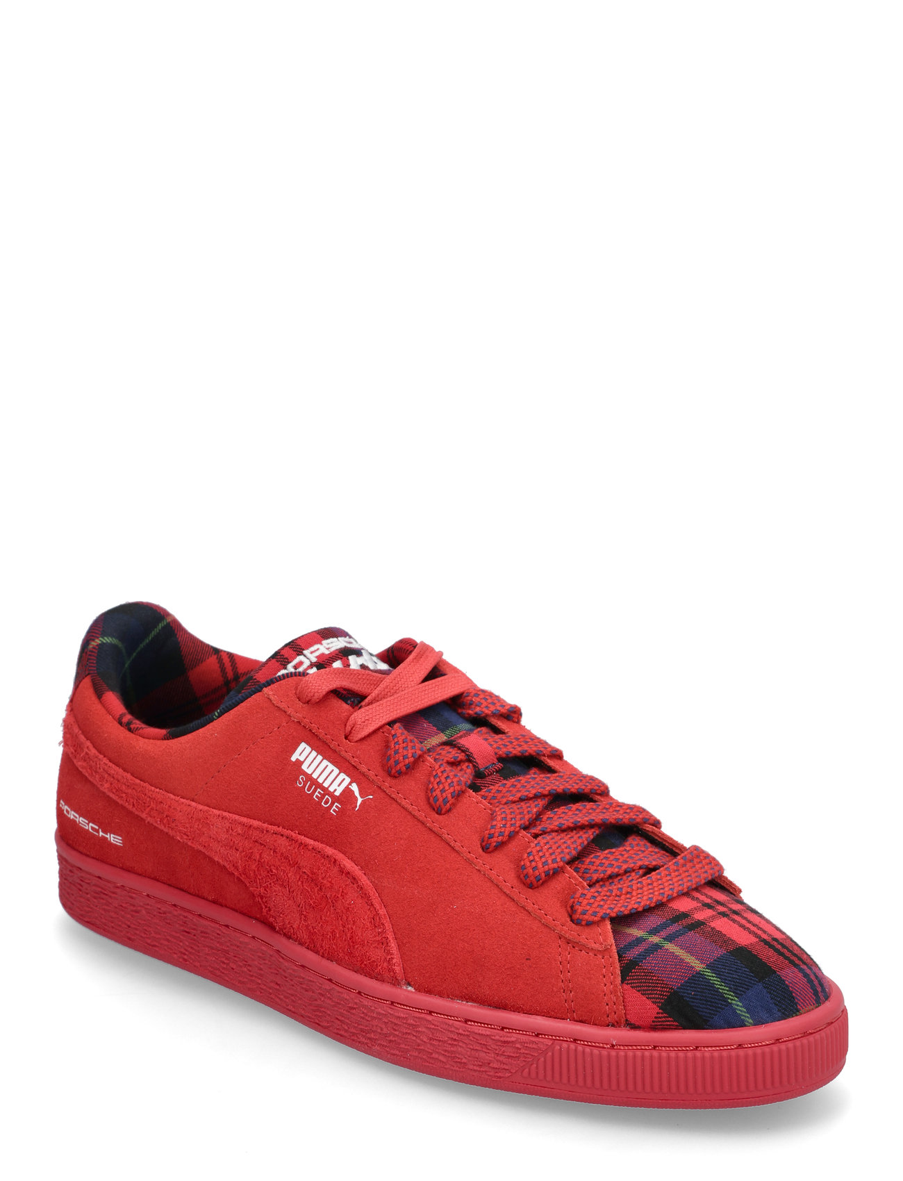 Pl Suede Classic Tartan Red PUMA Motorsport