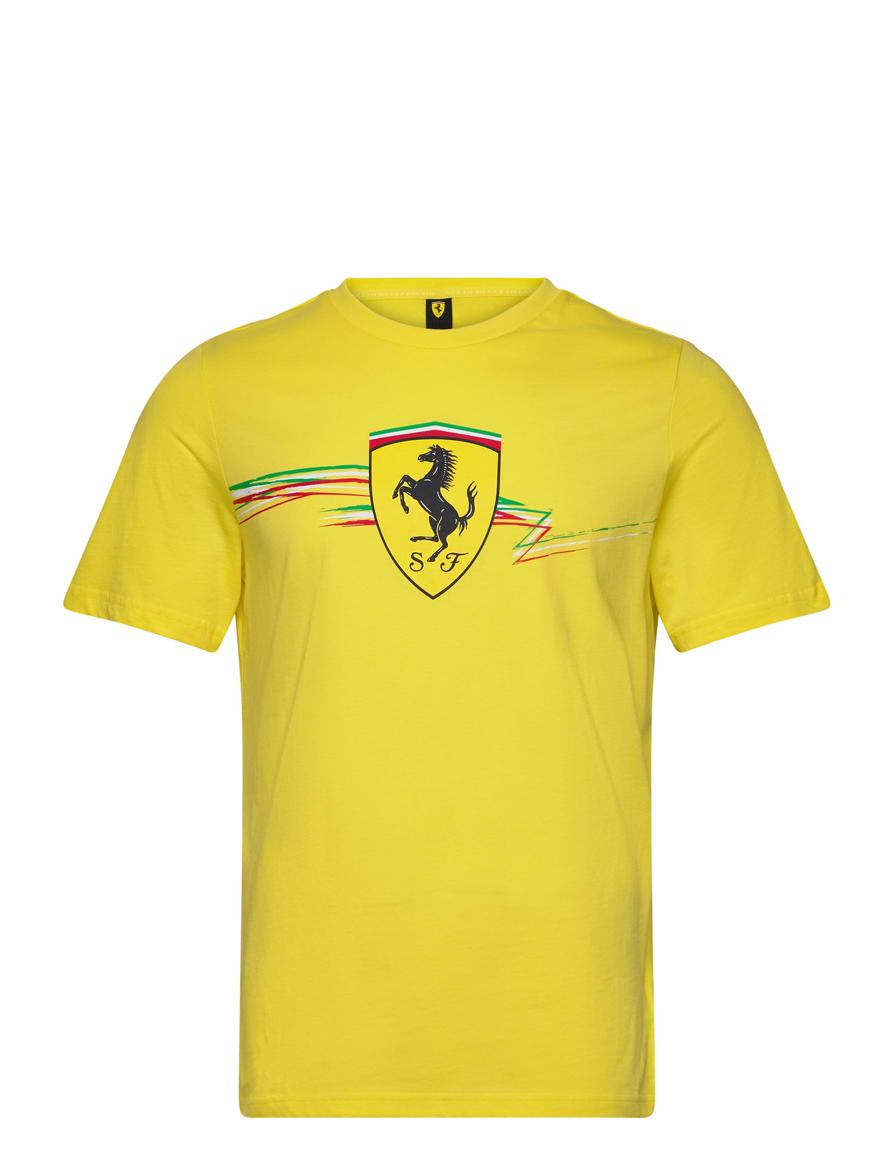 Ferrari Race Big Shield Tee Yellow PUMA Motorsport