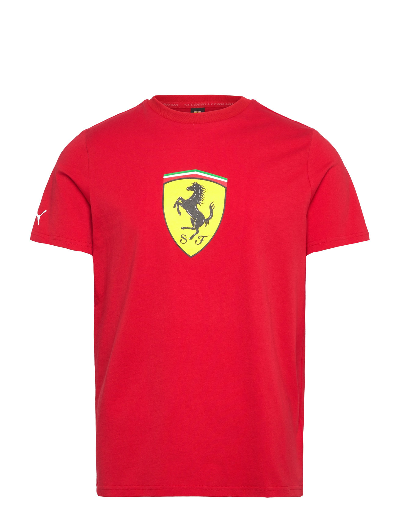 PUMA Motorsport Ferrari Race Colored Big Shield Tee Röd