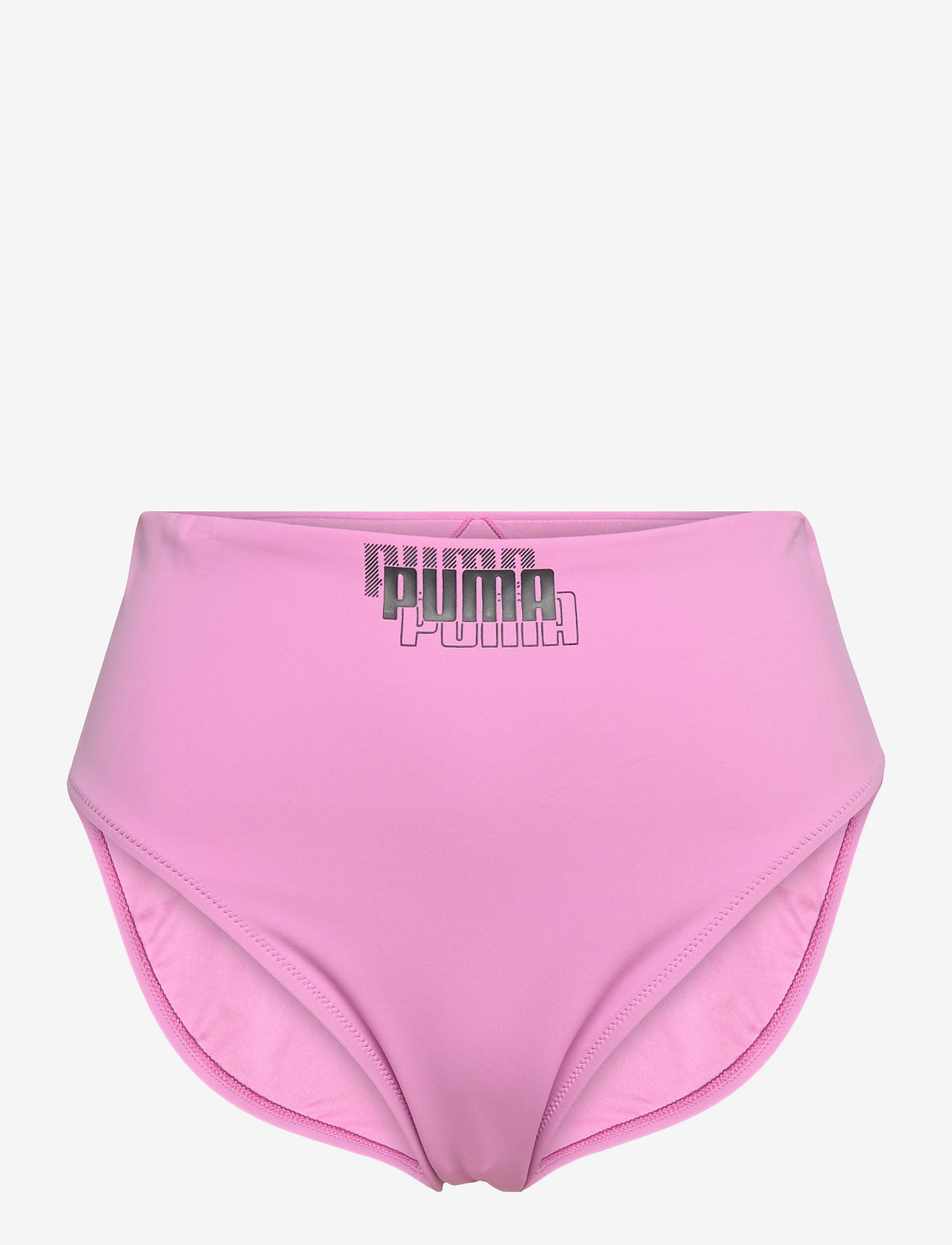 Puma Swim - PUMA SWIM WOMEN HIGH WAIST BRIEF 1P - bikini ar augstu vidukli - pink icing - 0