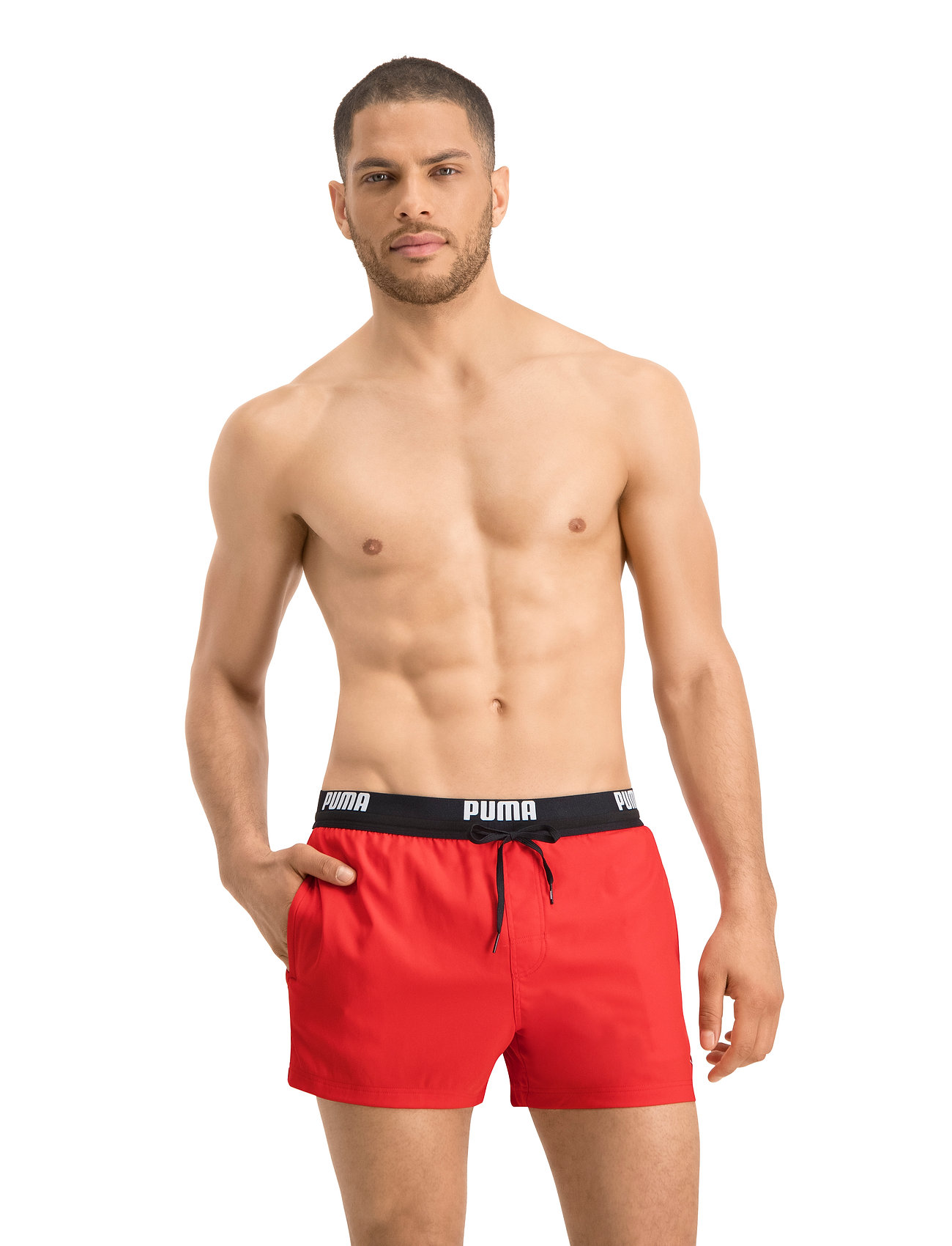 puma swim men logo length