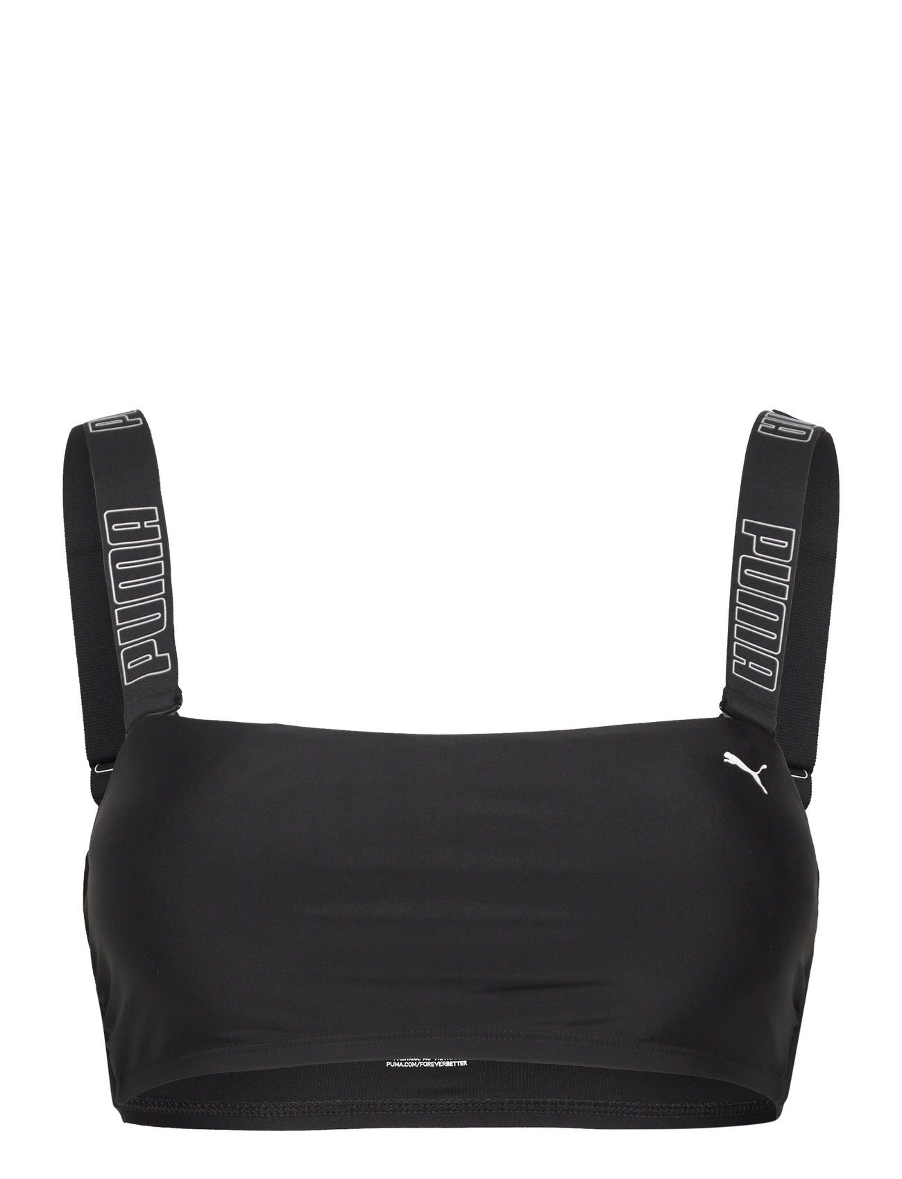 Puma Swim Women Bandeau Top 1P Black Puma Swim