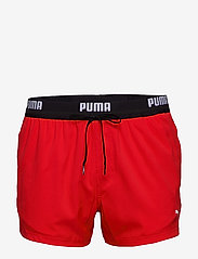 PUMA SWIM MEN LOGO SHORT LENGTH SWI - RED