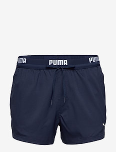 PUMA SWIM MEN LOGO SHORT LENGTH SWI - shorts - navy