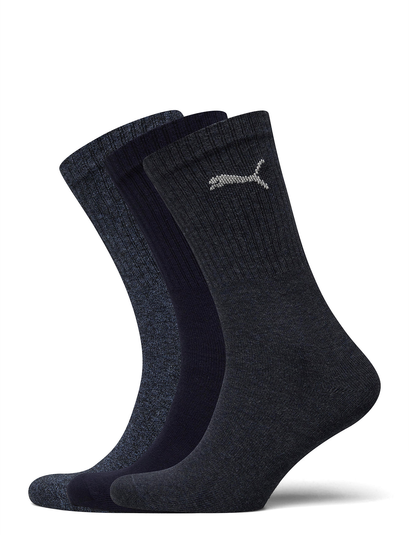Puma Crew Sock Light 3p Underwear Socks Regular Socks Sininen PUMA