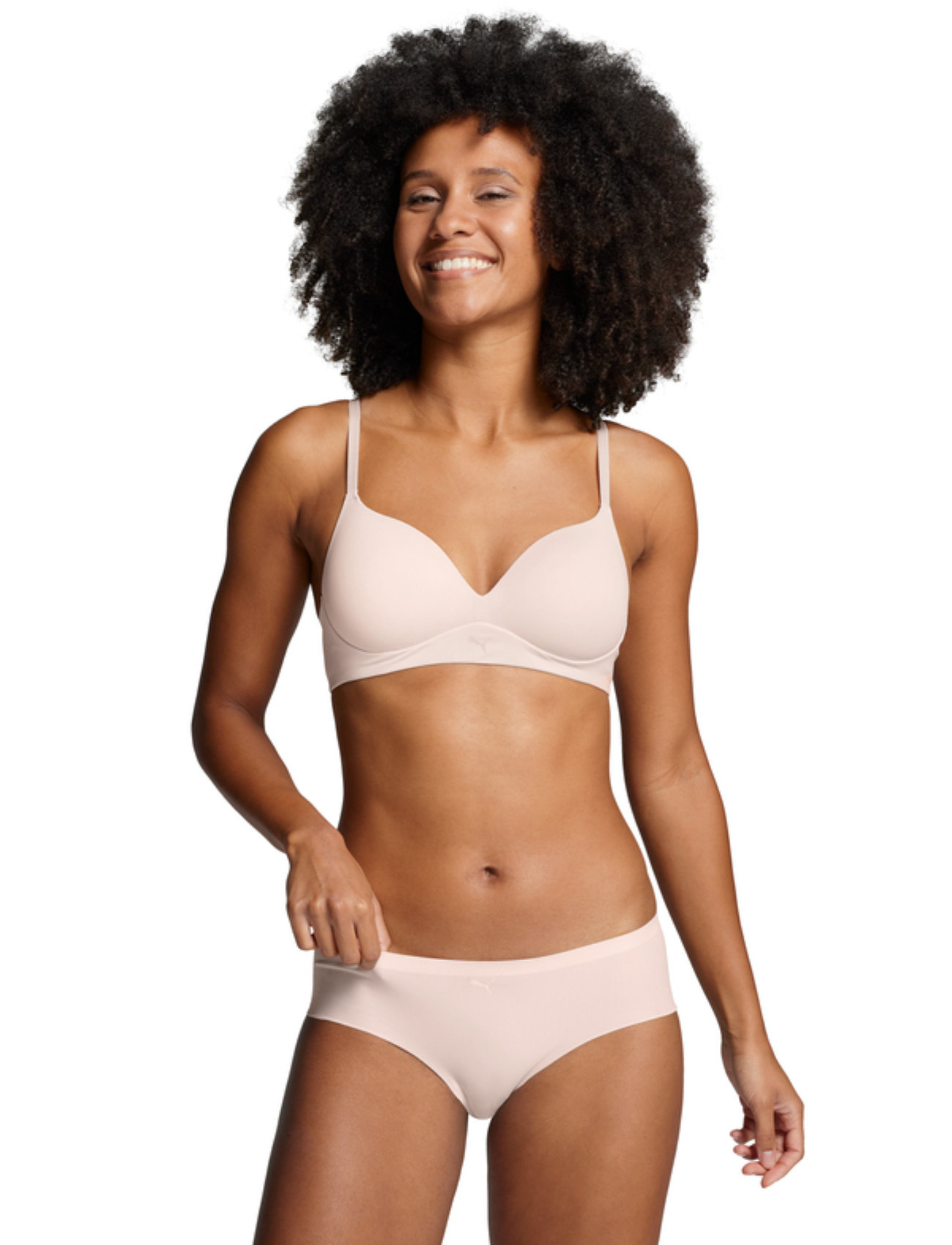 PUMA Puma Women Seamless Hipster 2P Hang, L, Pink, Trusser > Hipster & Boyshorts, Dame