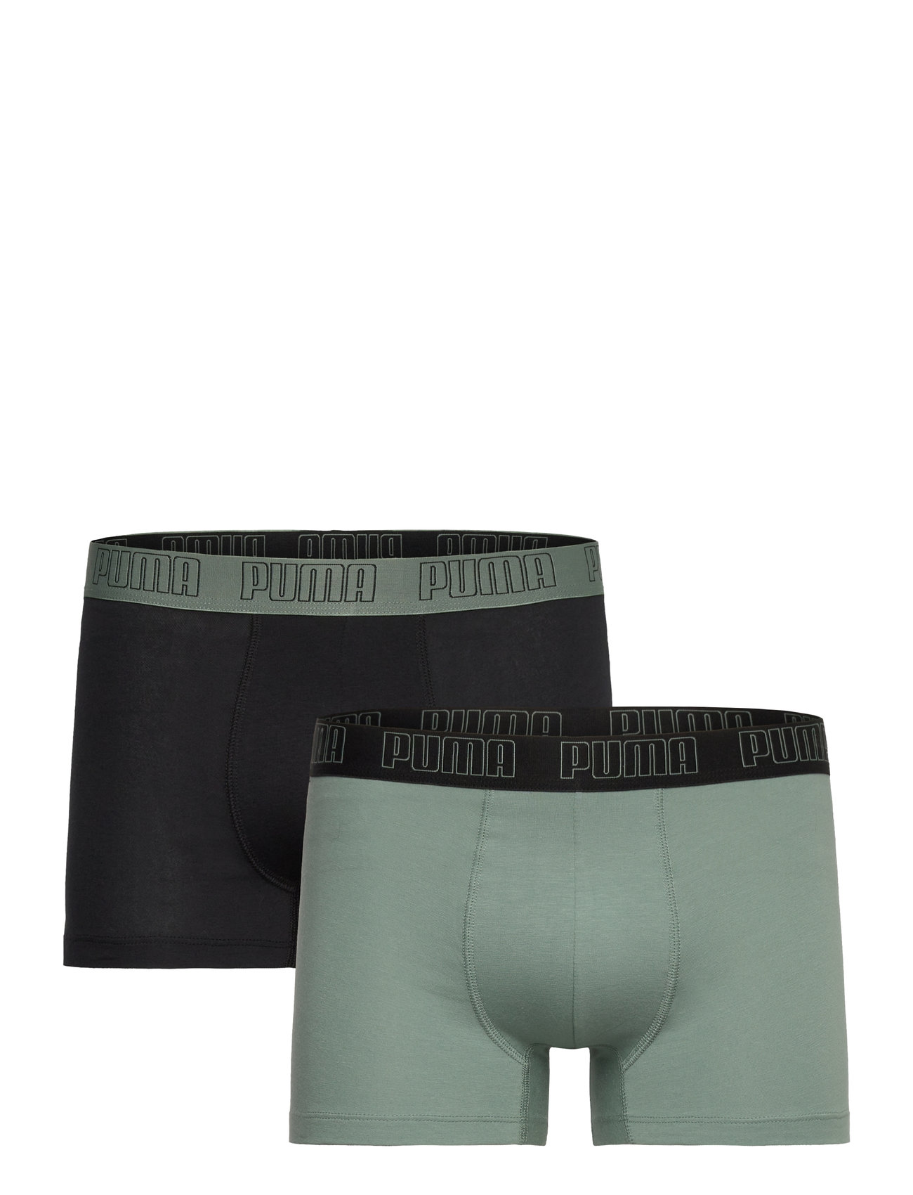 Puma Men Everyday Trunks 2P Boksershorts Green PUMA